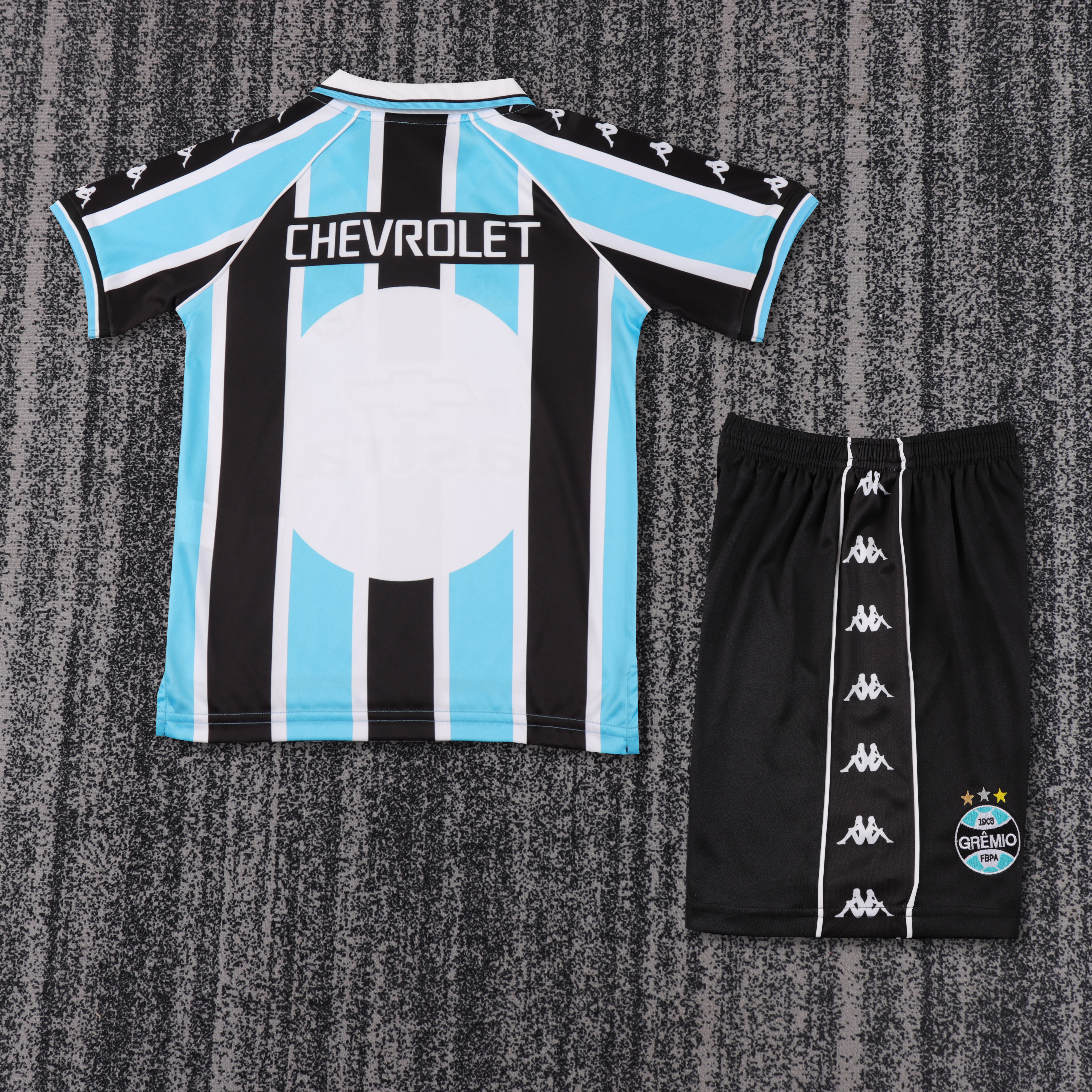 2000 Gremio Home Retro Children's Jersey Set - Fans Edition