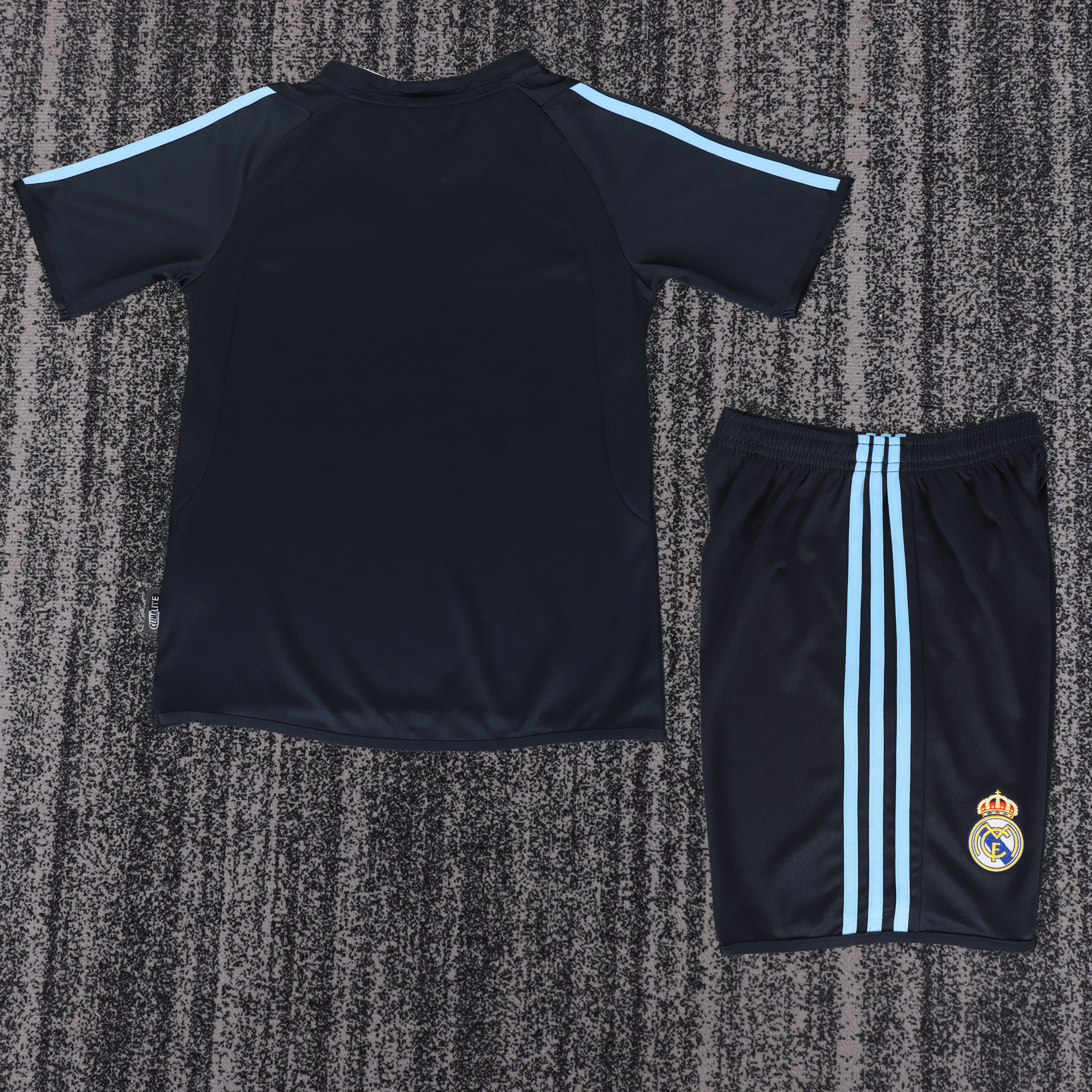 2003-04 Real Madrid Away Retro Children's Jersey Set - Fans Edition