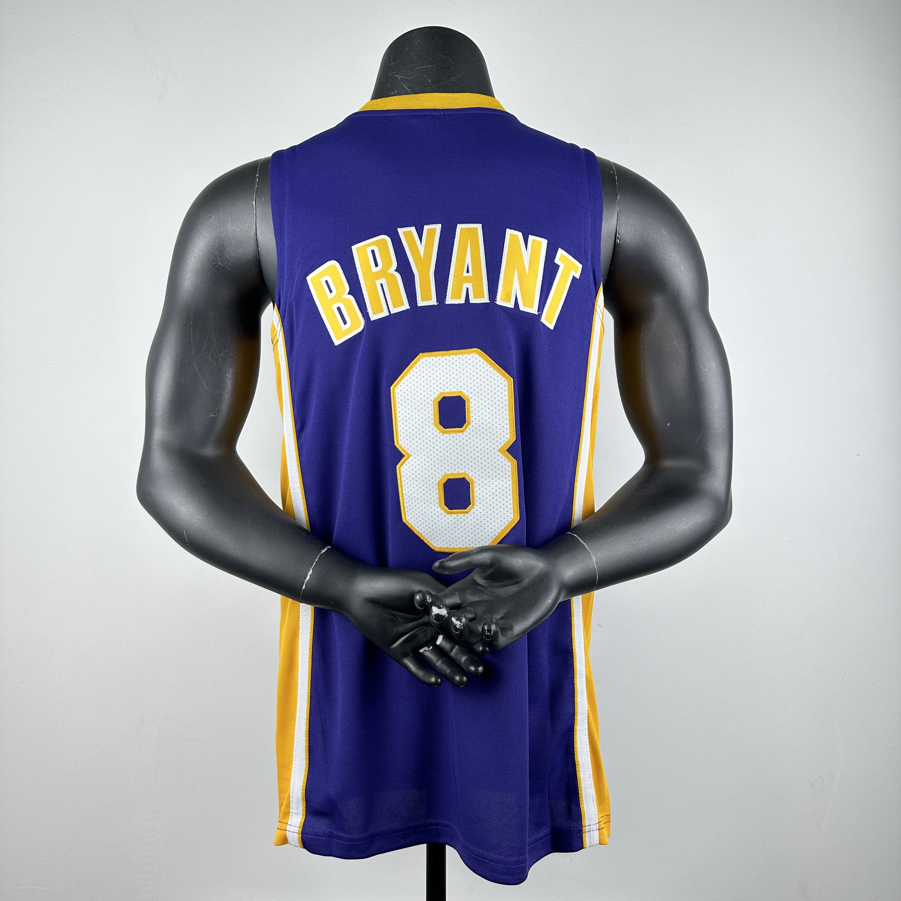 Embroidered MN Retro Jersey Lakers 00/01 Season V-neck Purple No. 8 Kobe