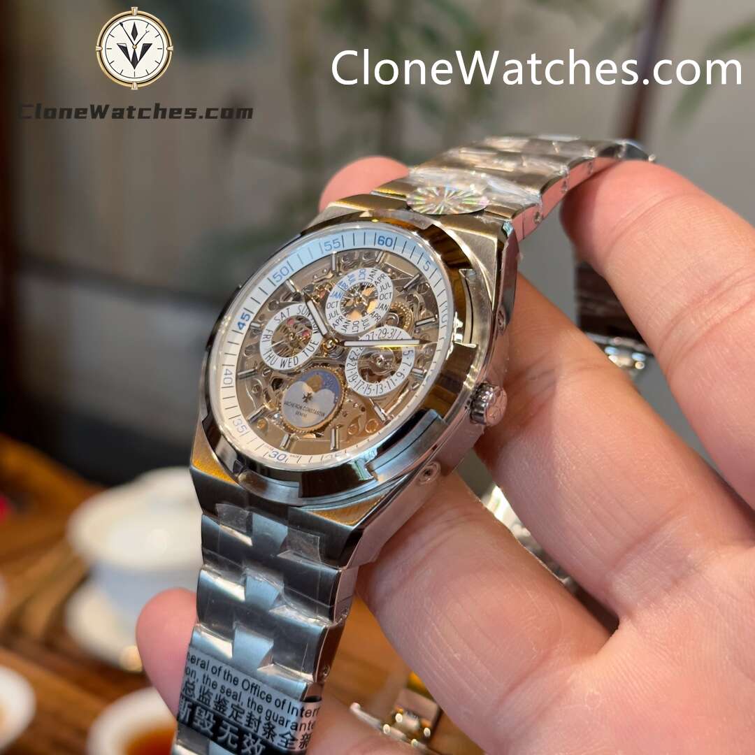 Vacheron Constantin Super Clone Watches 1:1 Overseas Series 4300V Skeleton Dial