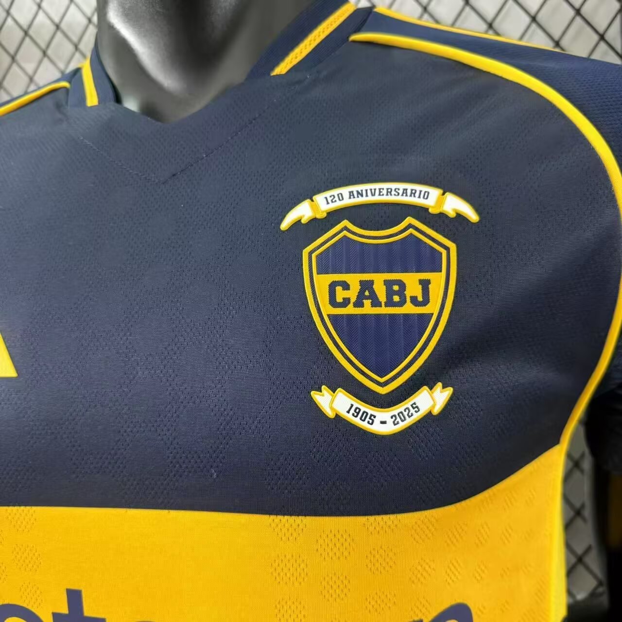 25-26 Boca Home Black Shirt - Player Edition
