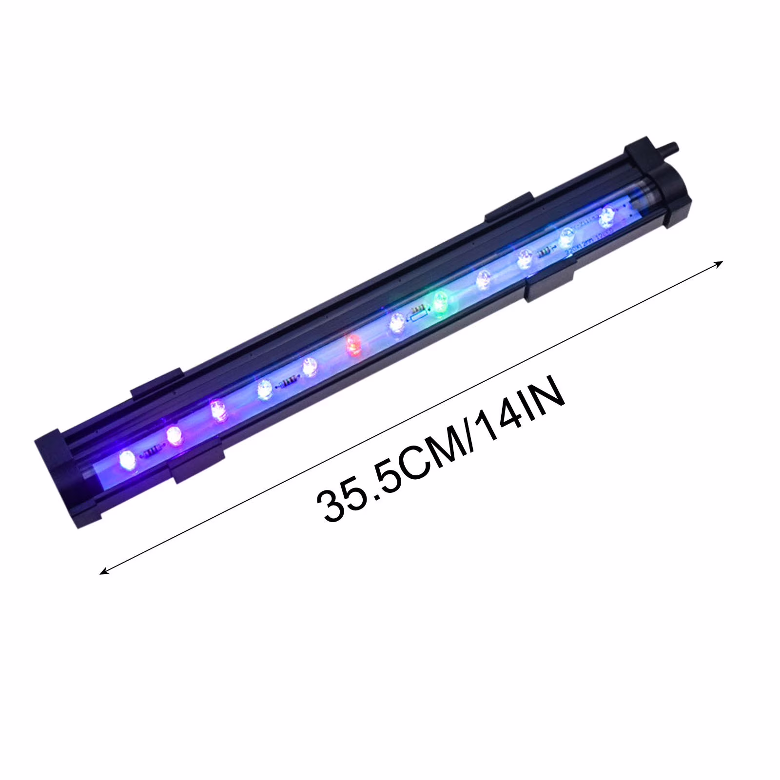 Tunhigl IP68 LED Aquarium Light Submersible, Energy-Efficient Color-Changing Fish Tank Lamp, 2W Full Spectrum RGB, Safe for Turtle & Shrimp Tanks, Fresh/Saltwater Decor