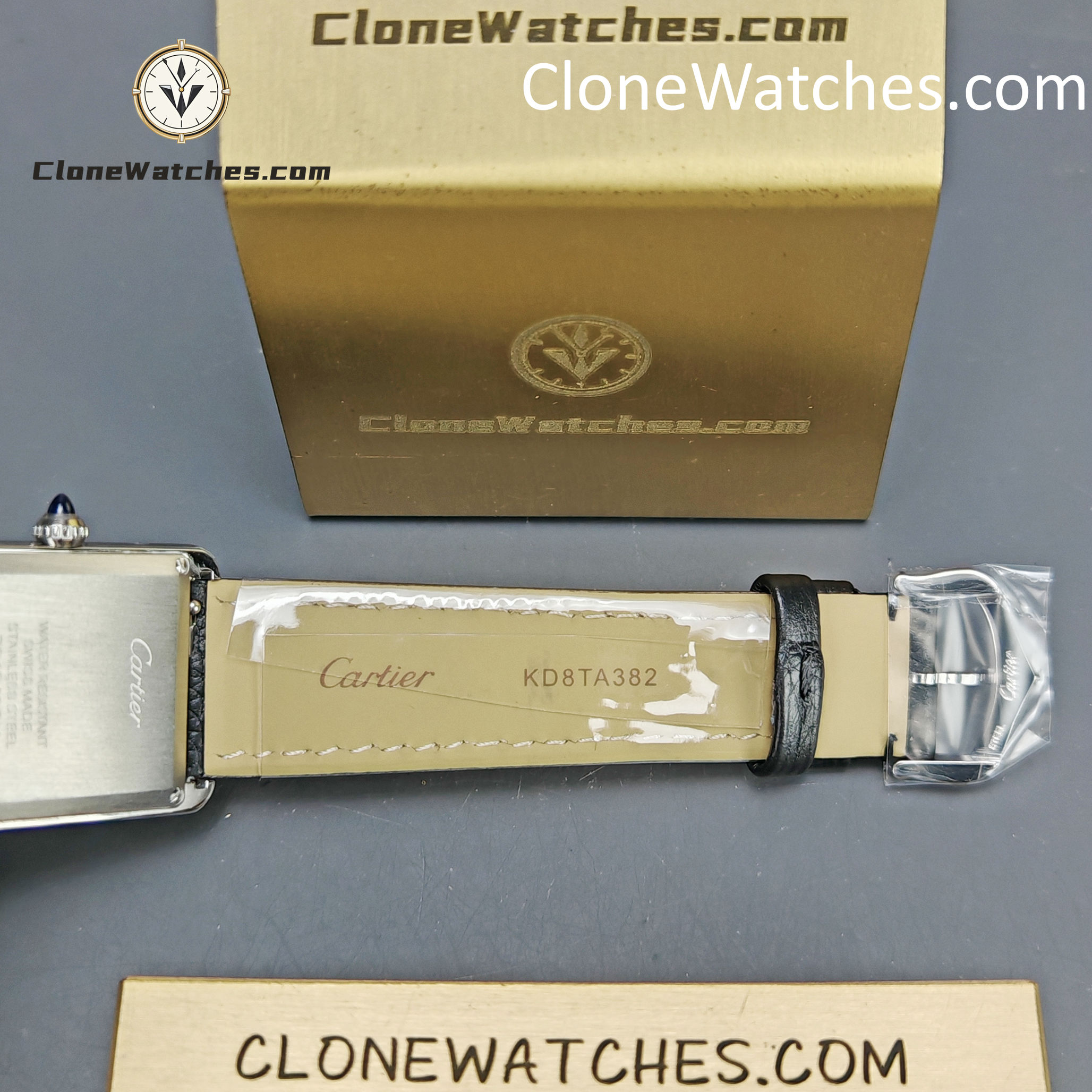 Cartier Super Clone Watches 1:1 Tank quartz movement 33.7*25.5MM WSTA0120