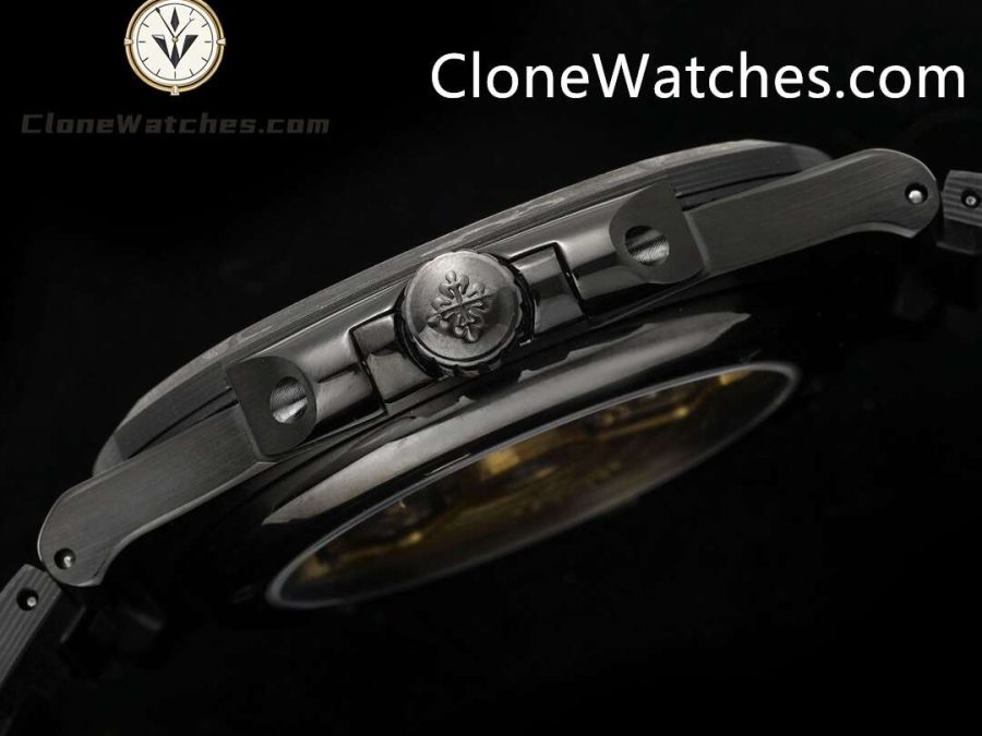 Modified Super Clone Watches 1:1 DiW Patek Philippe Nautilus 5711 BLACK GRAIL KHAKI