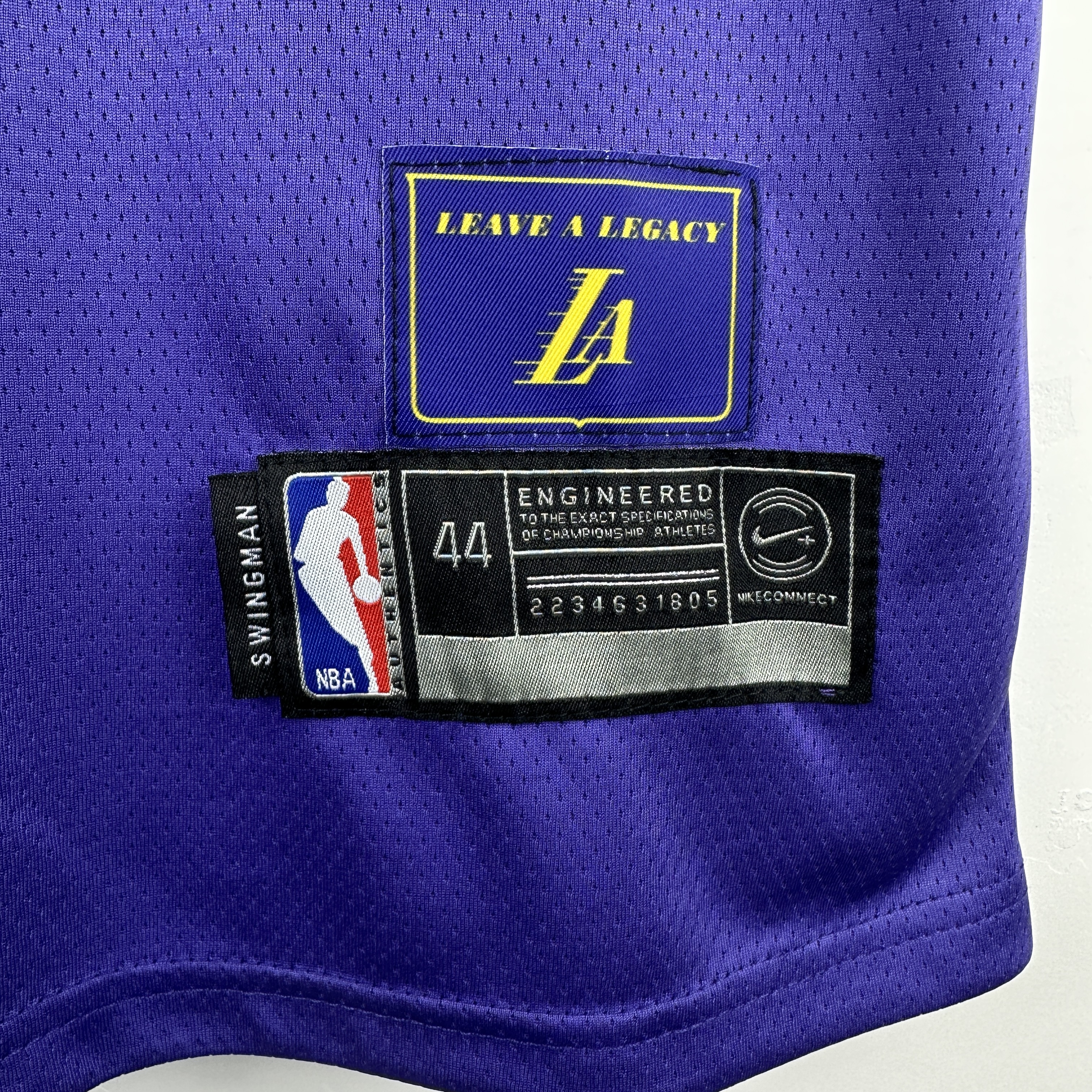 Embroidery 25th season Lakers City Edition No. 77 Doncic
