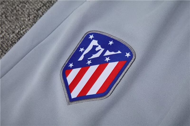 2024/25 Atletico Madrid light blue half-pull training jersey 1:1 Thai quality set