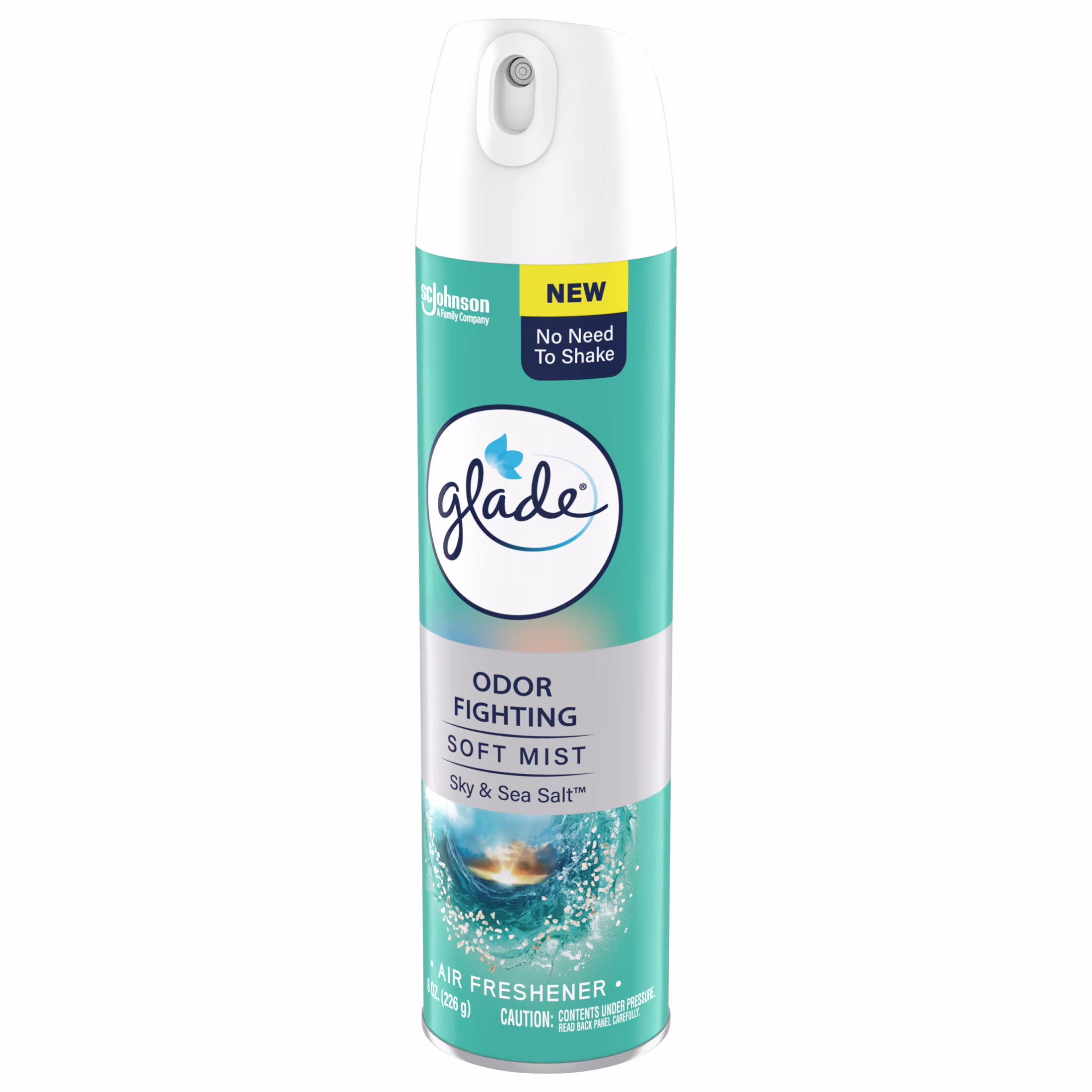 (6 pack) Glade Air Freshener Spray, Sky and Sea Salt scent, Infused with Essential Oils, 8 oz