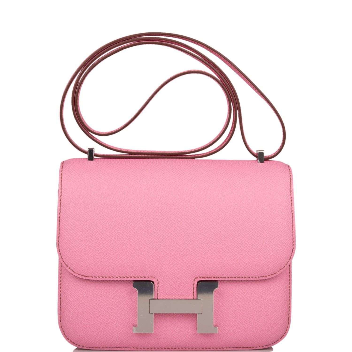 HERMES Evercolor Constance 18 Rose Azalee