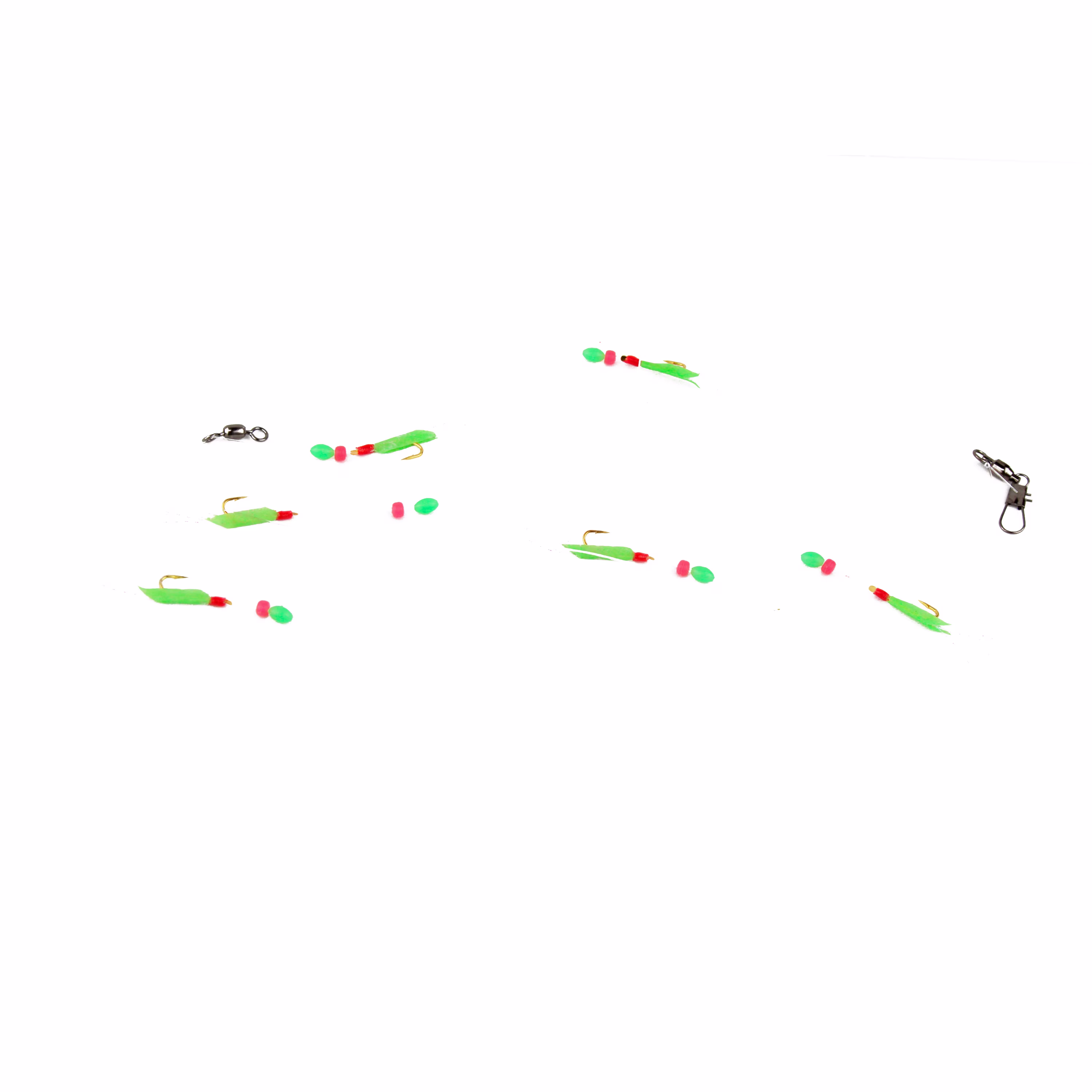 Ahi USA Glow Fish Skin Sabiki Fishing Rig #6