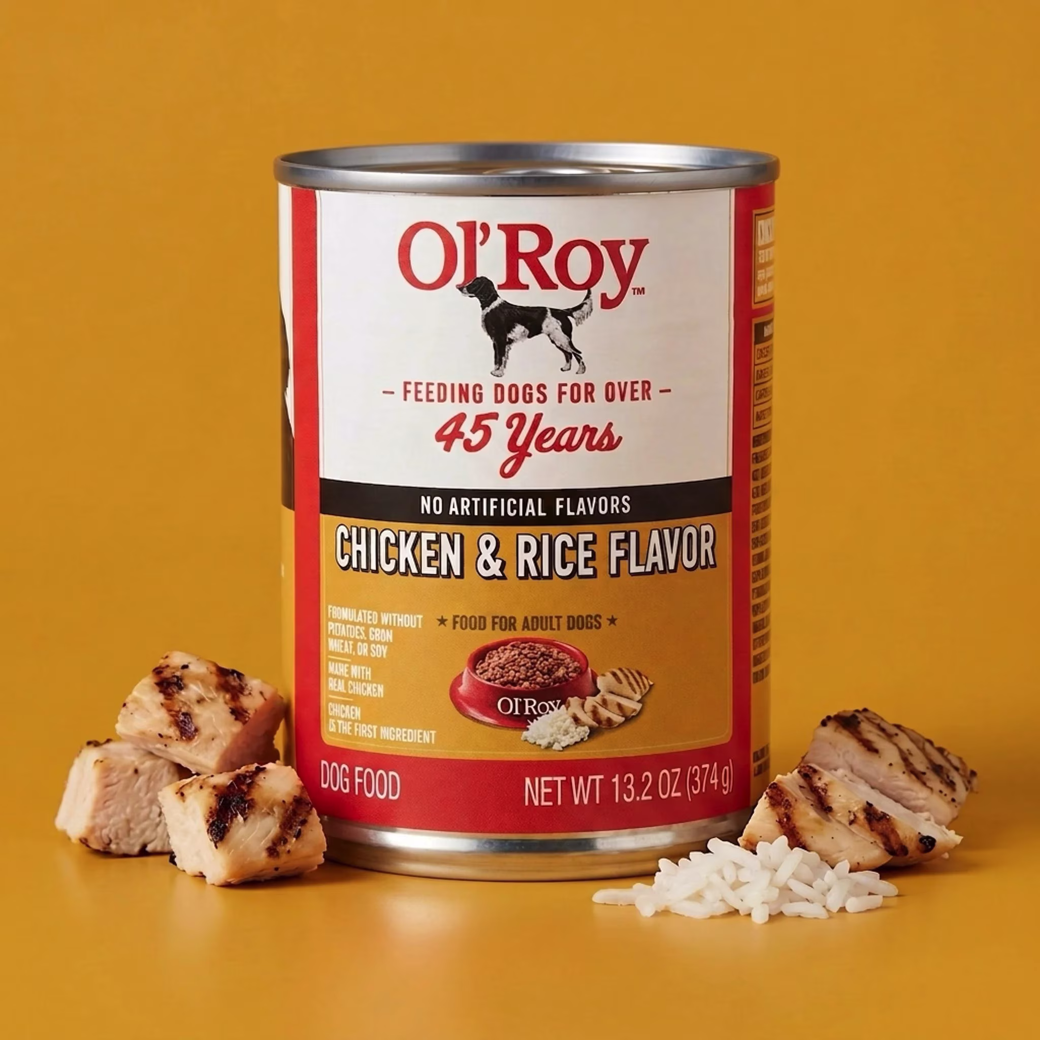 Ol' Roy Chicken and Rice Dinner Wet Dog Food, 13.2 oz Can