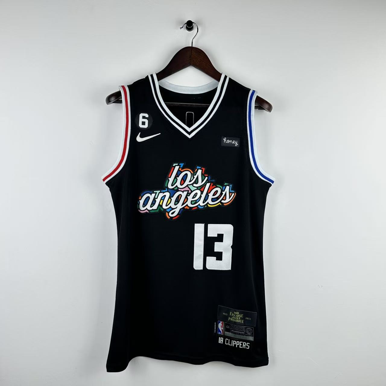 Embroidery 23 season Clippers City Edition No. 13 George