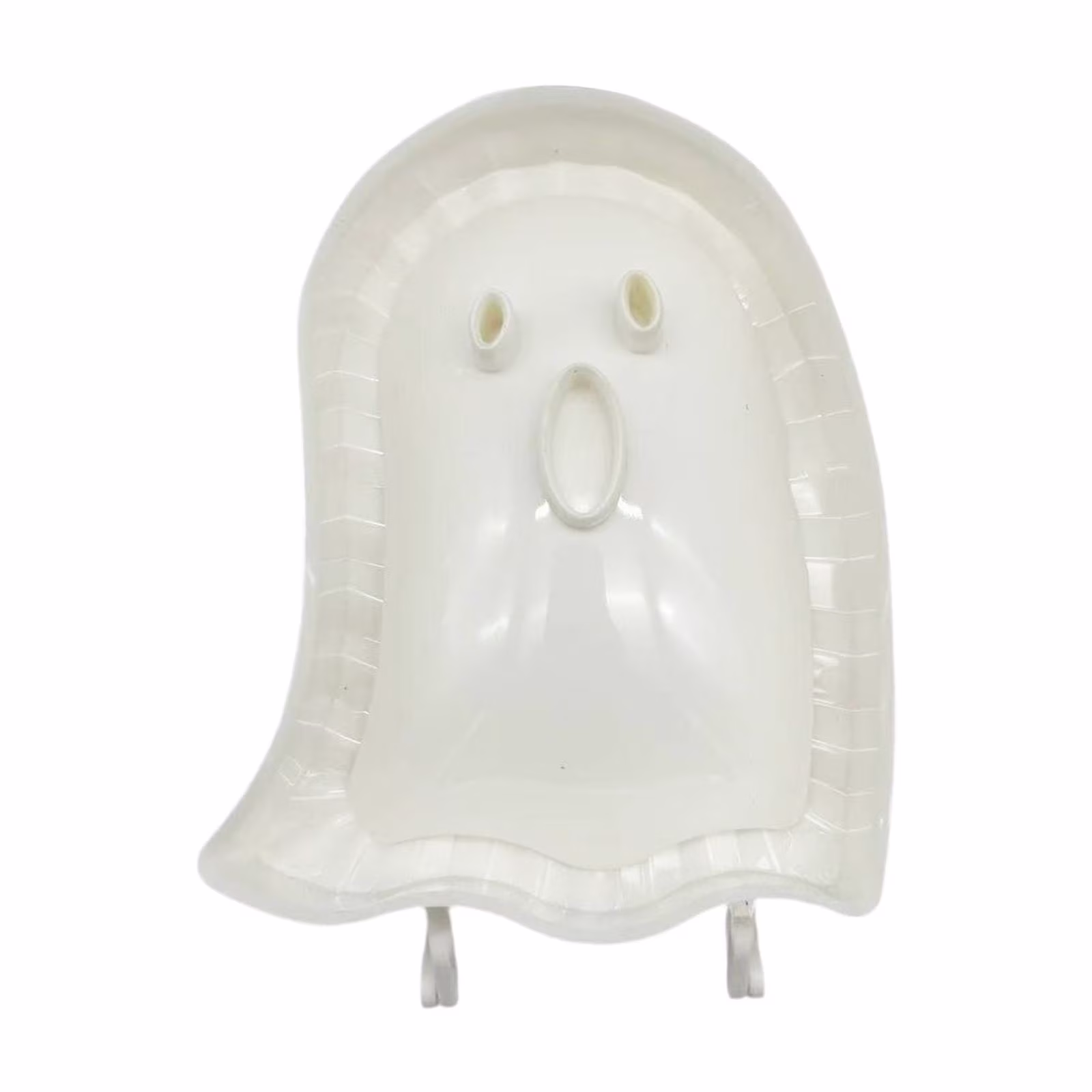 Halloween Baking Ghost Shaped Pie Crust Cutter White Holiday Mini Pie Mold Halloween Baking Supplies for Halloween Party 1 Pack