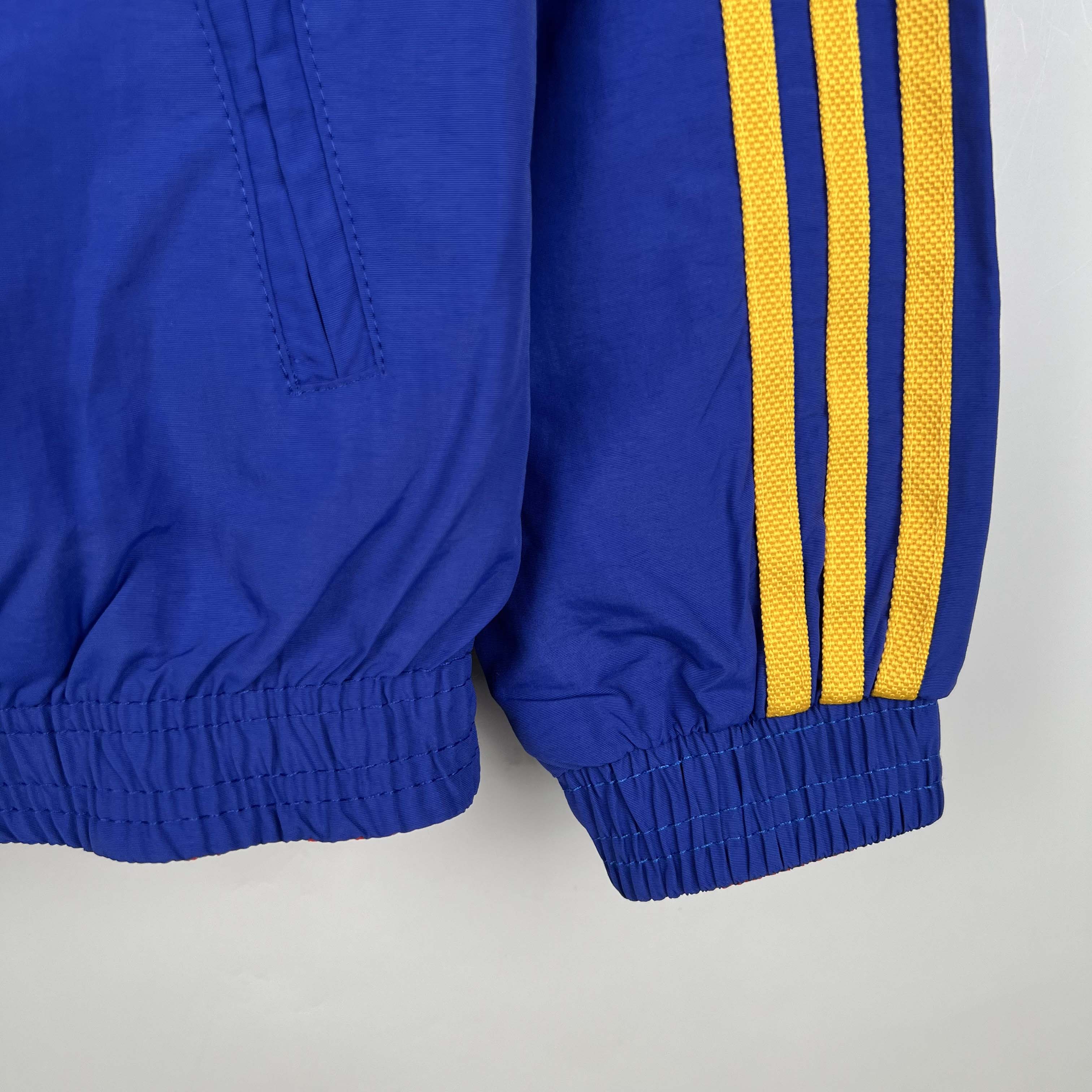 2023-2024 Flamengo CasuaI Reversible Windbreaker(Blue-red)Soccer Jersey 1:1 Thai Quality