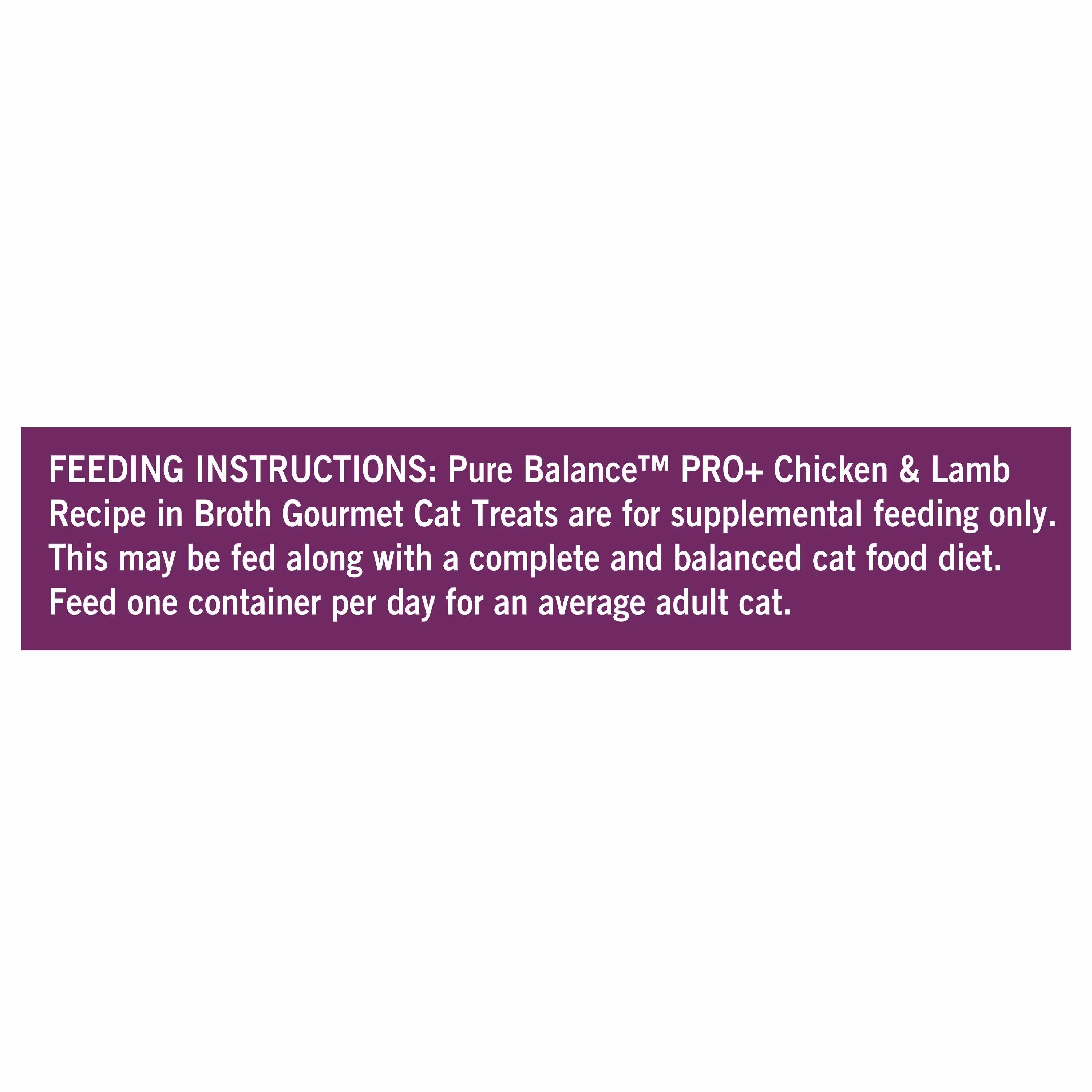 Pure Balance Pro+ Sensitive Stomach Chicken & Lamb Recipe in Broth, 1.4 oz