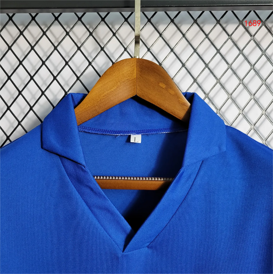 1957-1962 Brazil away blue retro jersey - Fans Edition