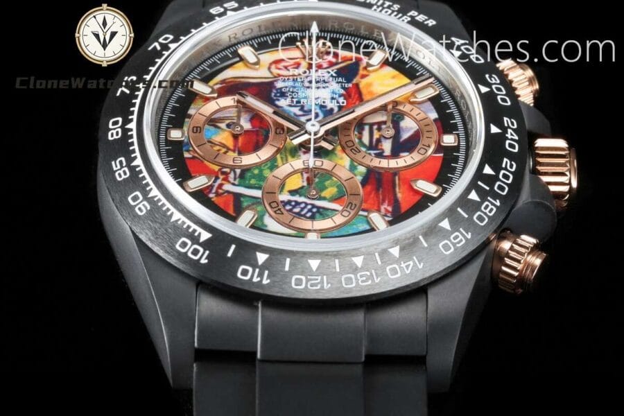 Modified Super Clone Watches 1:1 AET Rolex Daytona Ceramic THE INJURED BULLFIGHTER