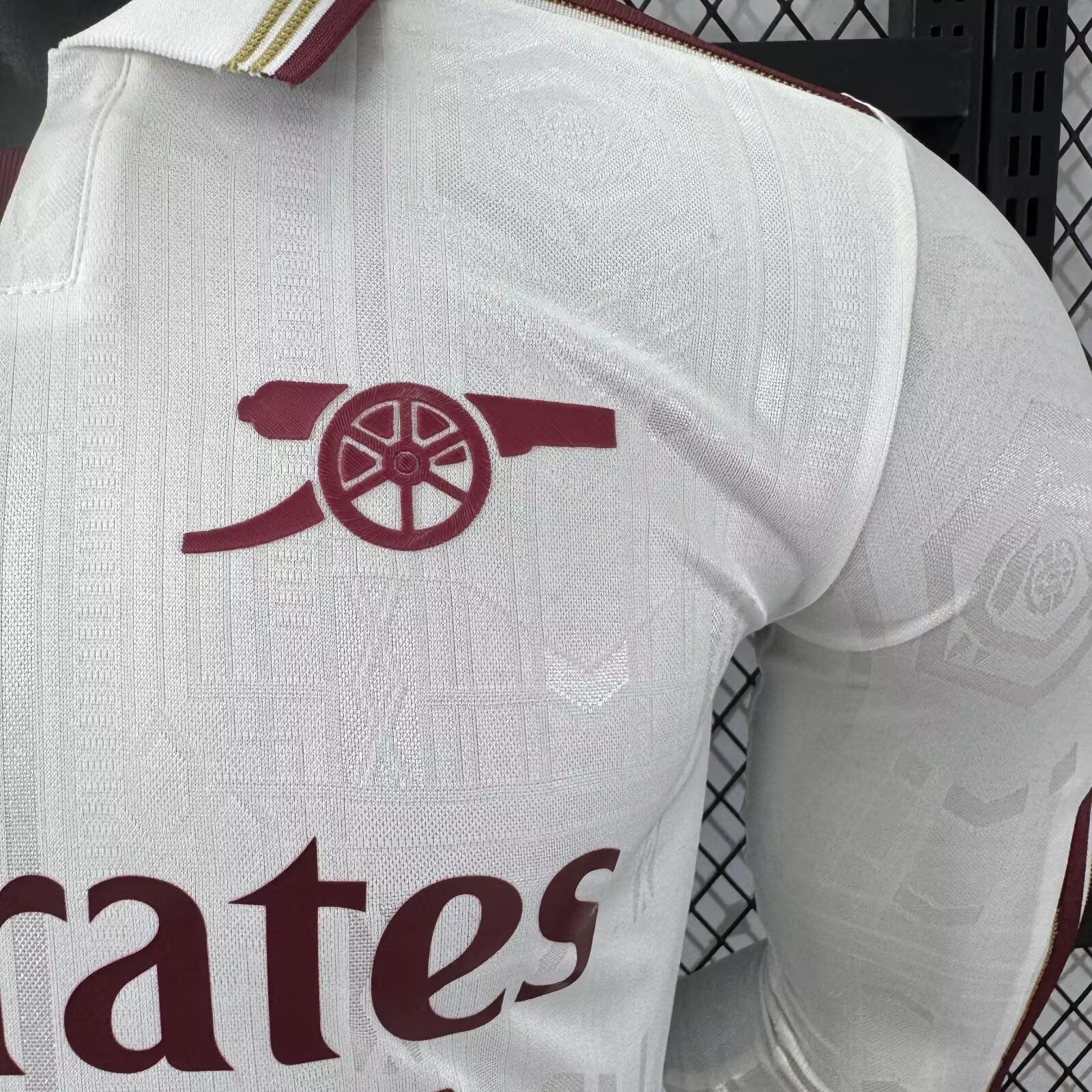 2025-26 Arsenal Second Away Long Sleeve Shirt - Player Version
