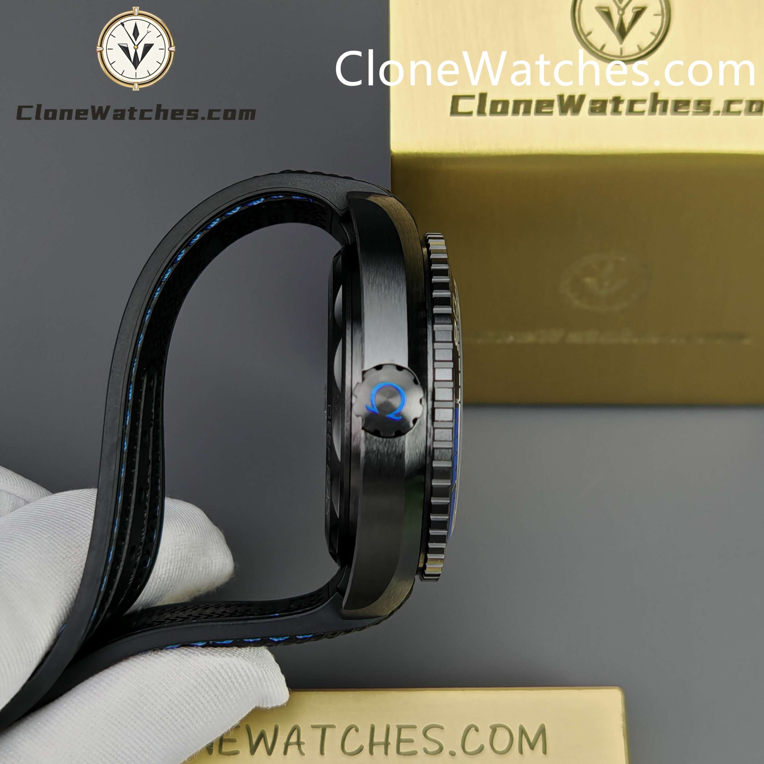 OMEGA Super Clone Watches 1:1 Seamaster Planet Ocean 600m Deep Black 215.92.46.22.01.002 45.5MM