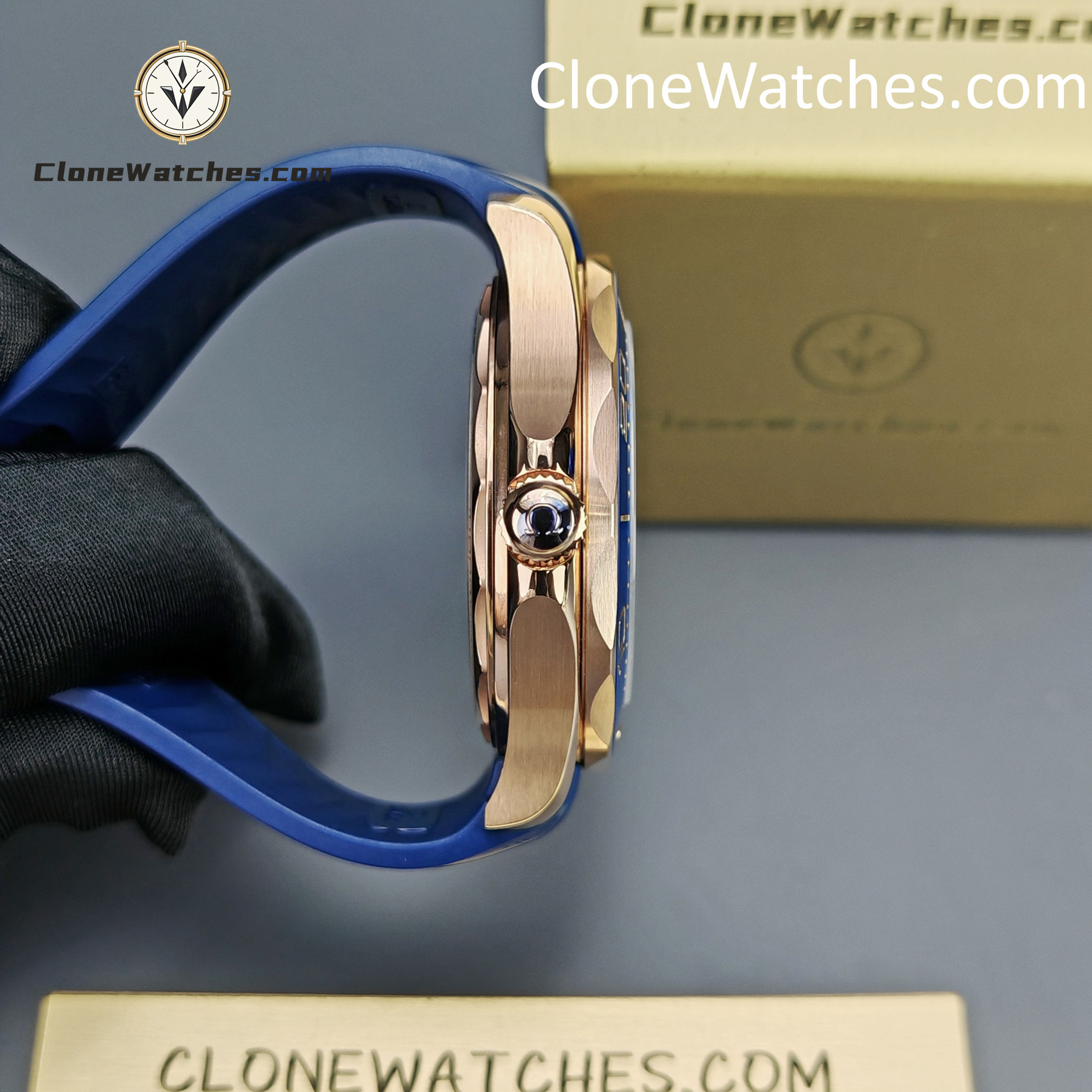 OMEGA Super Clone Watches 1:1 Seamaster Diver 300M Rose Gold 210.62.42.20.03.001 42MM