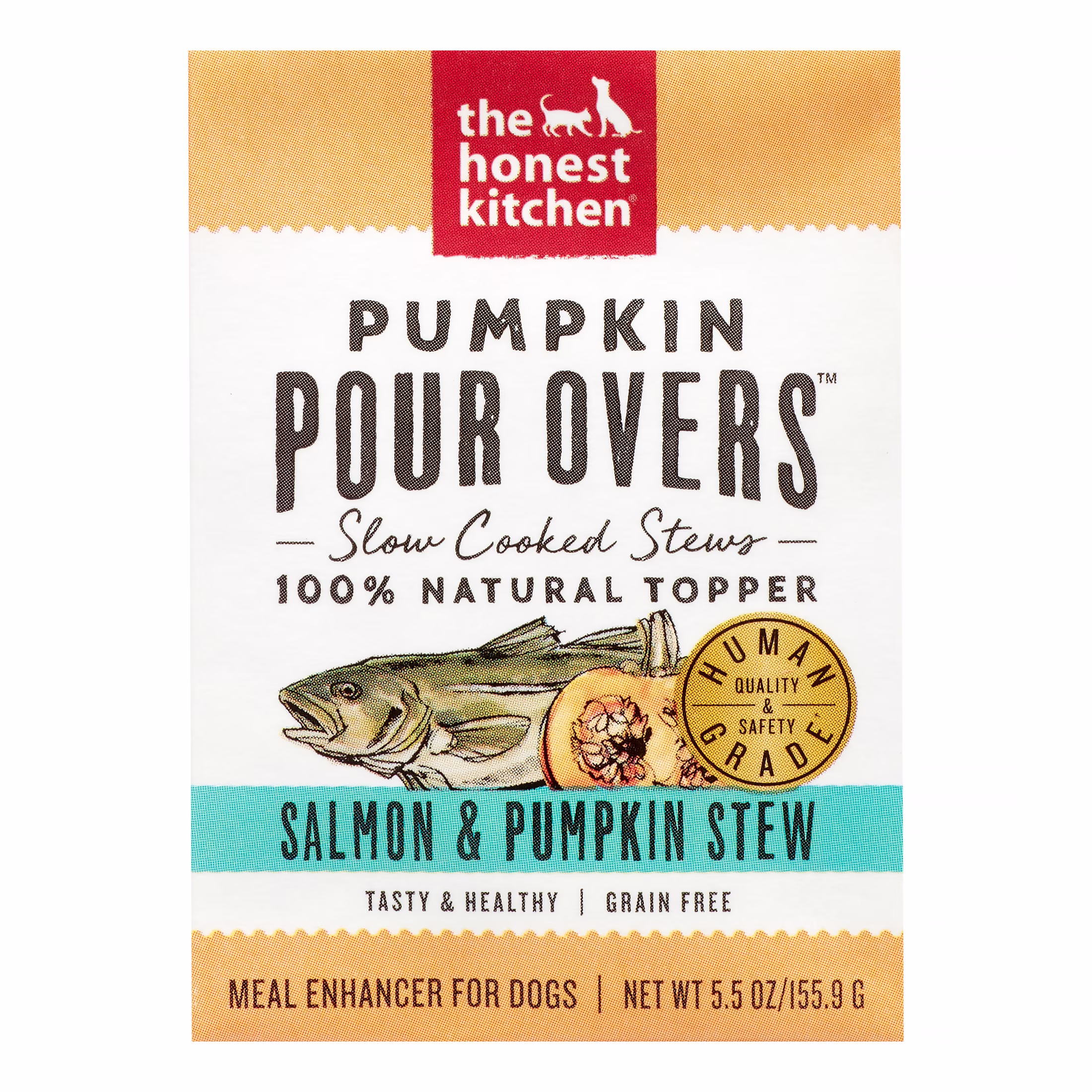 The Honest Kitchen Pumpkin POUR OVERS Turkey & Pumpkin Stew, 5.5oz, Case of 12