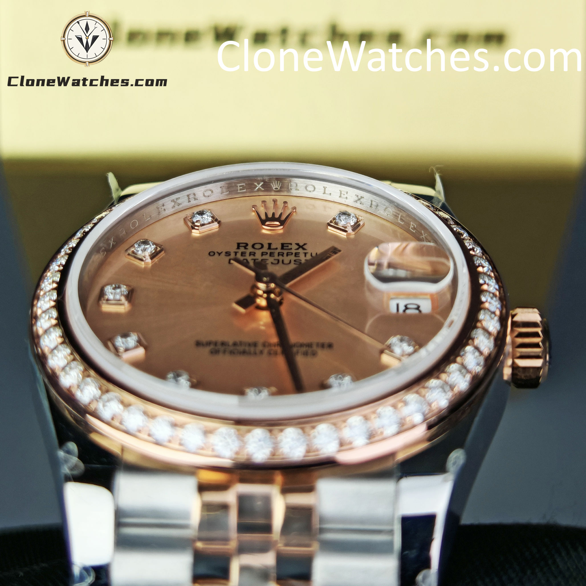Rolex Super Clone Watches 1:1 DateJust m278381rbr-0024 Jubilee 31MM 2236 Movement
