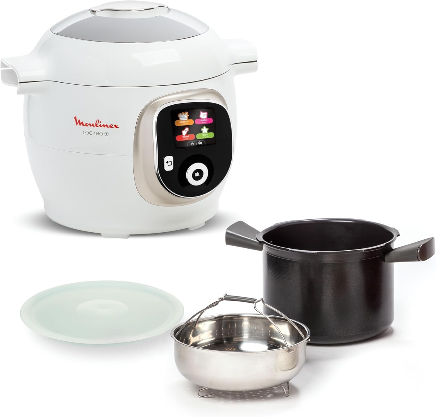 Multicuiseur intelligent 6 L 150 recettes écran intuitif cuisson guidée 1600 W