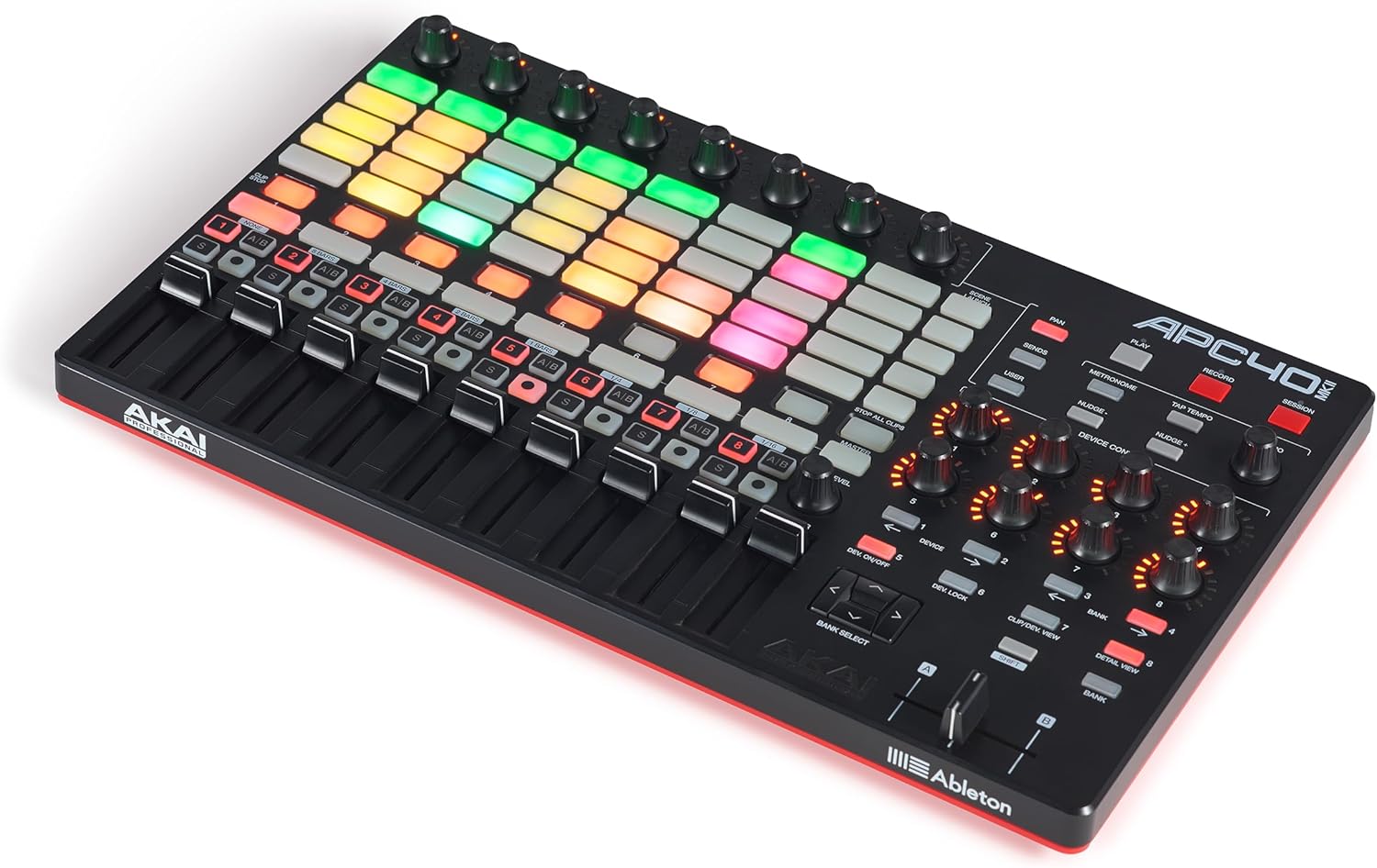 Contrôleur MIDI APC40 MKII USB matrice 5x8 molettes faders logiciels inclus