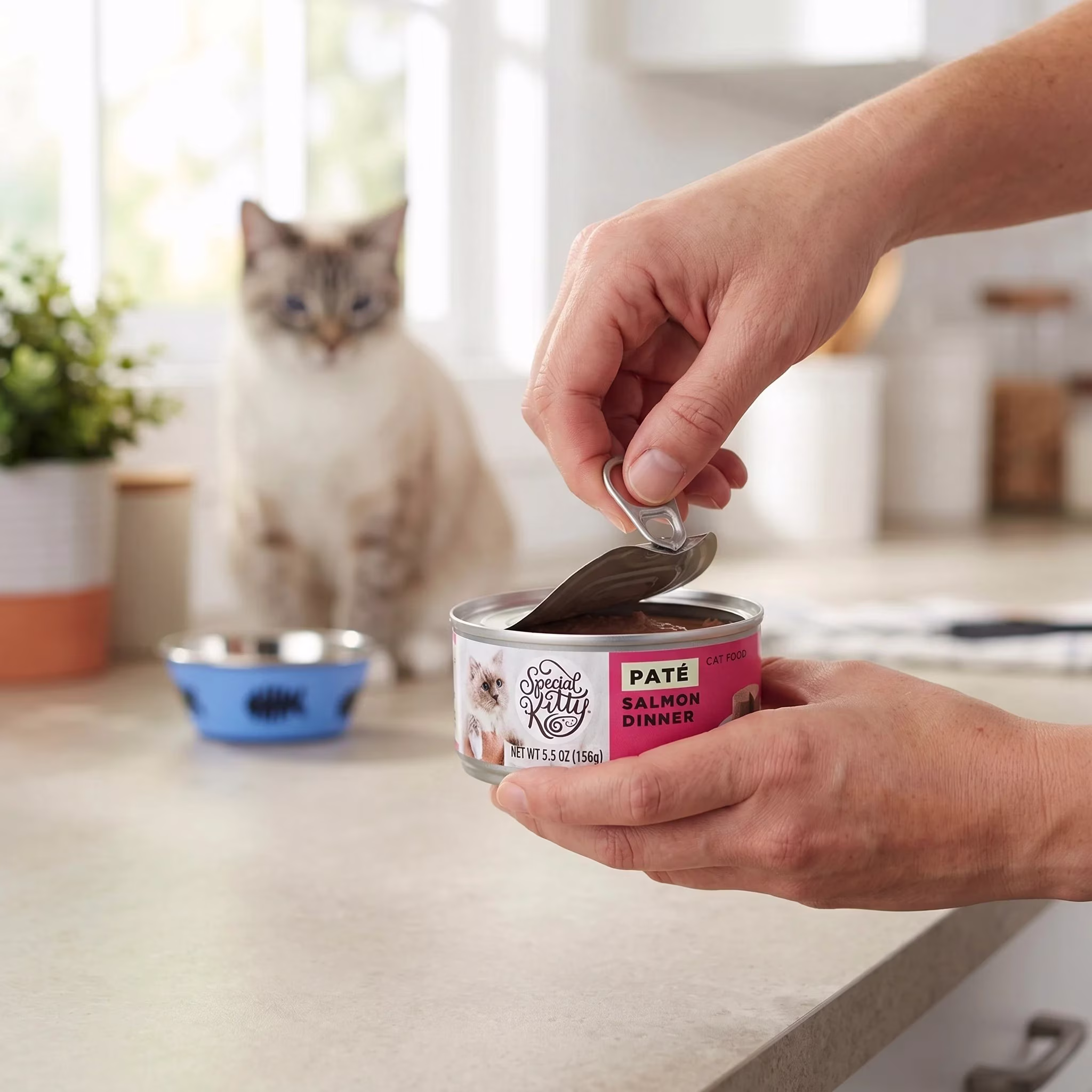 Special Kitty Salmon Dinner Pate Wet Cat Food, 5.5 oz Can