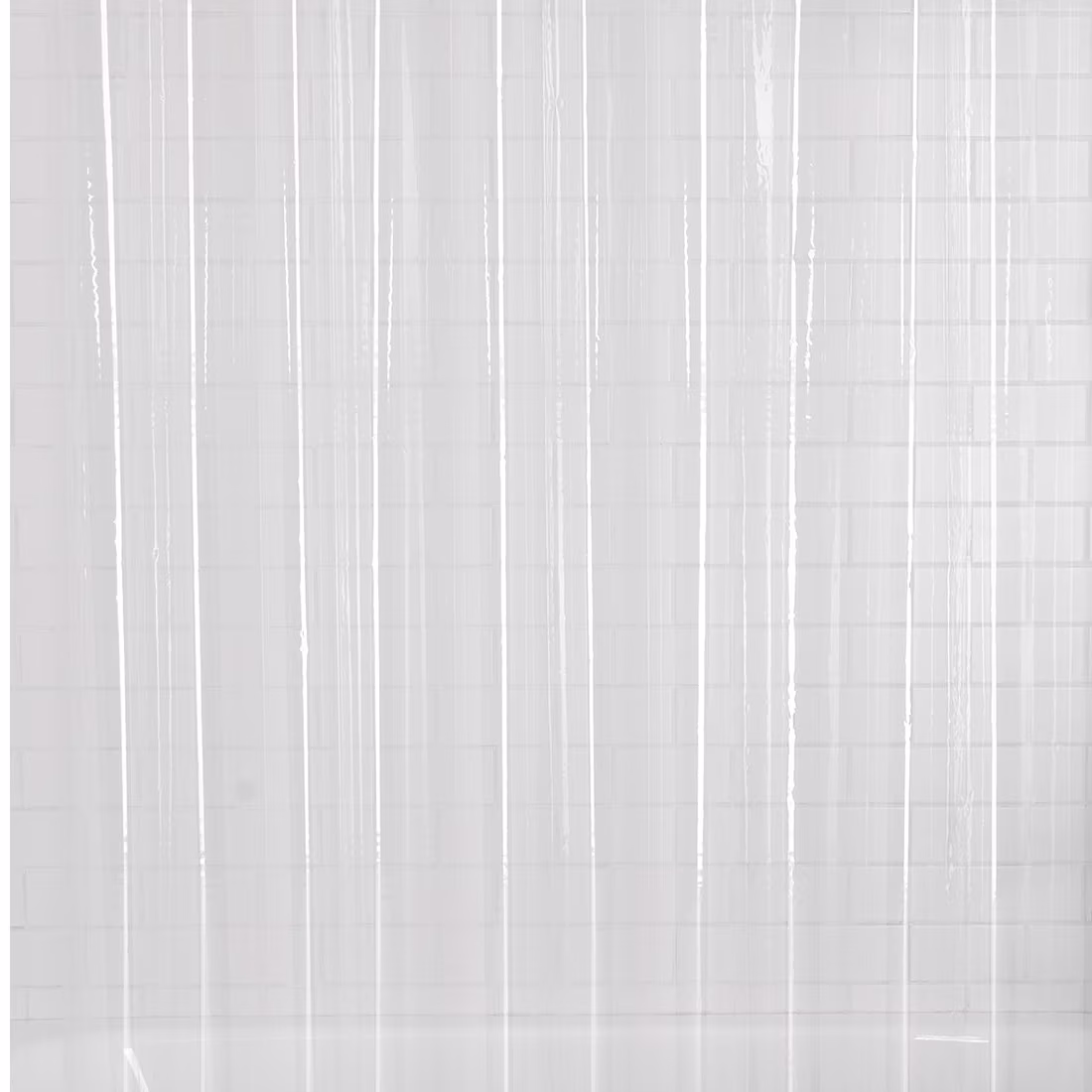 Mainstays Light Weight PEVA Shower Liner, 70 in x 71 in, Clear
