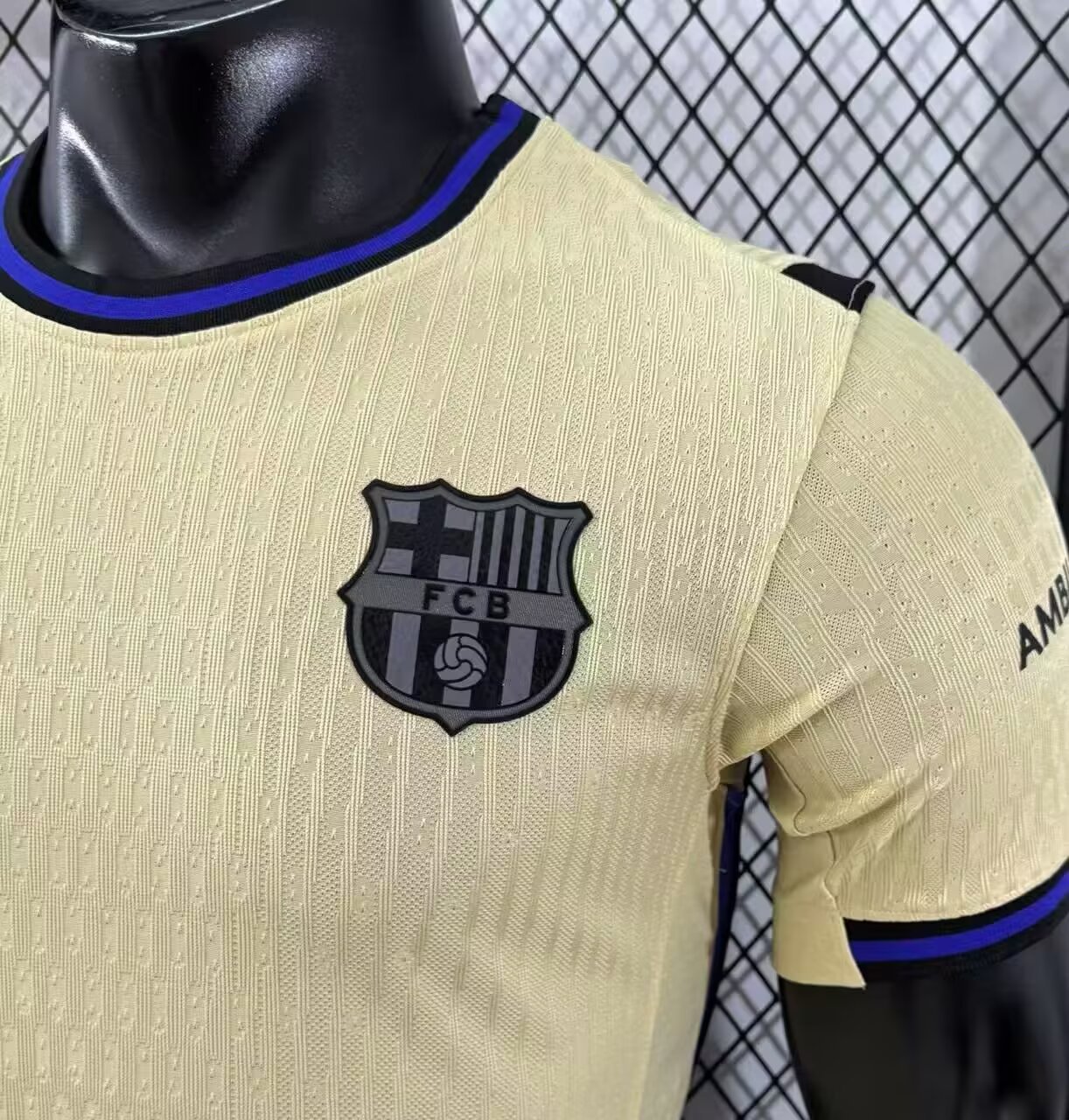 2025-26 Barcelona Away Blank Shirt - Player Edition