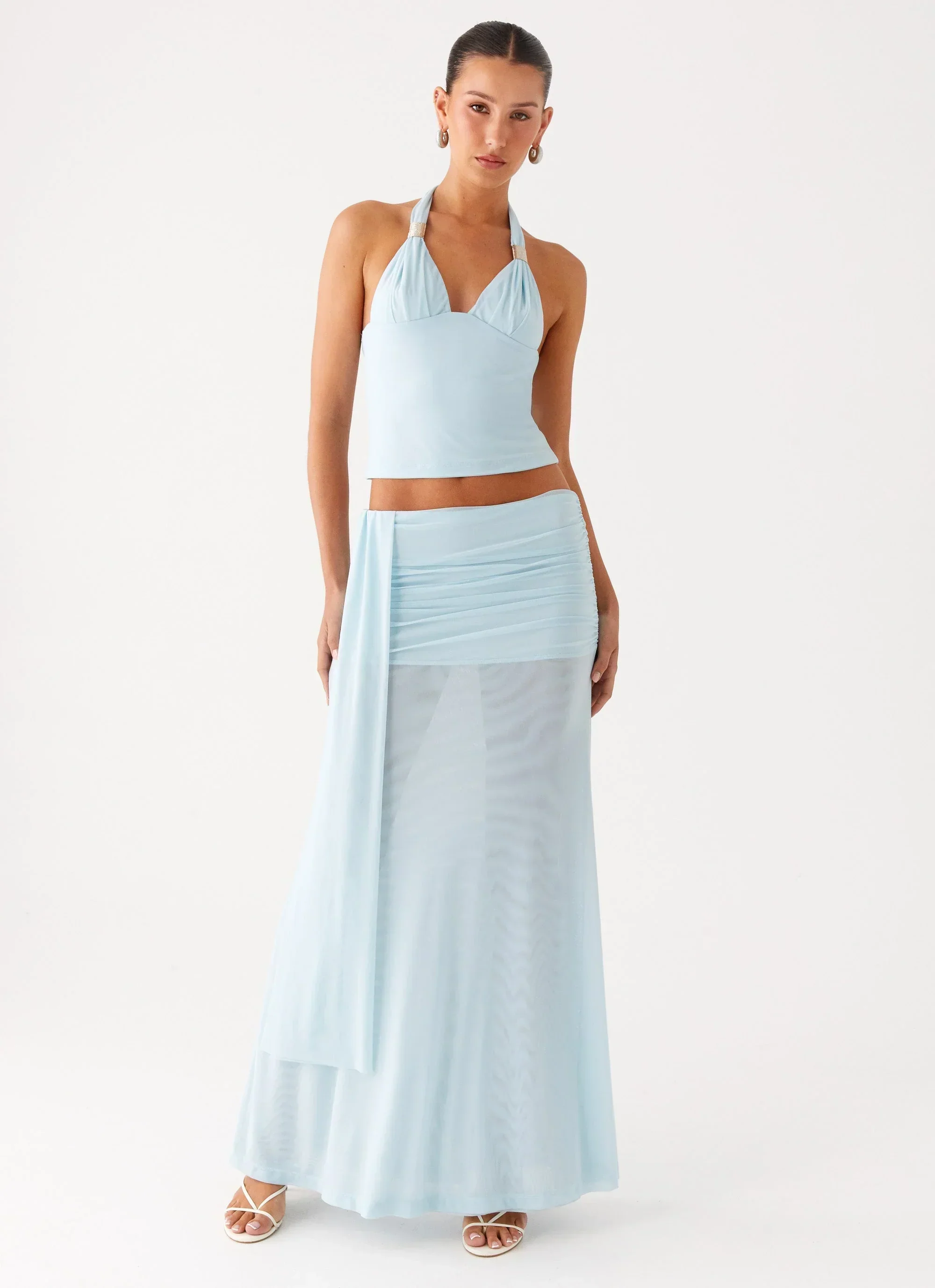 Blaze Maxi Skirt - Blue