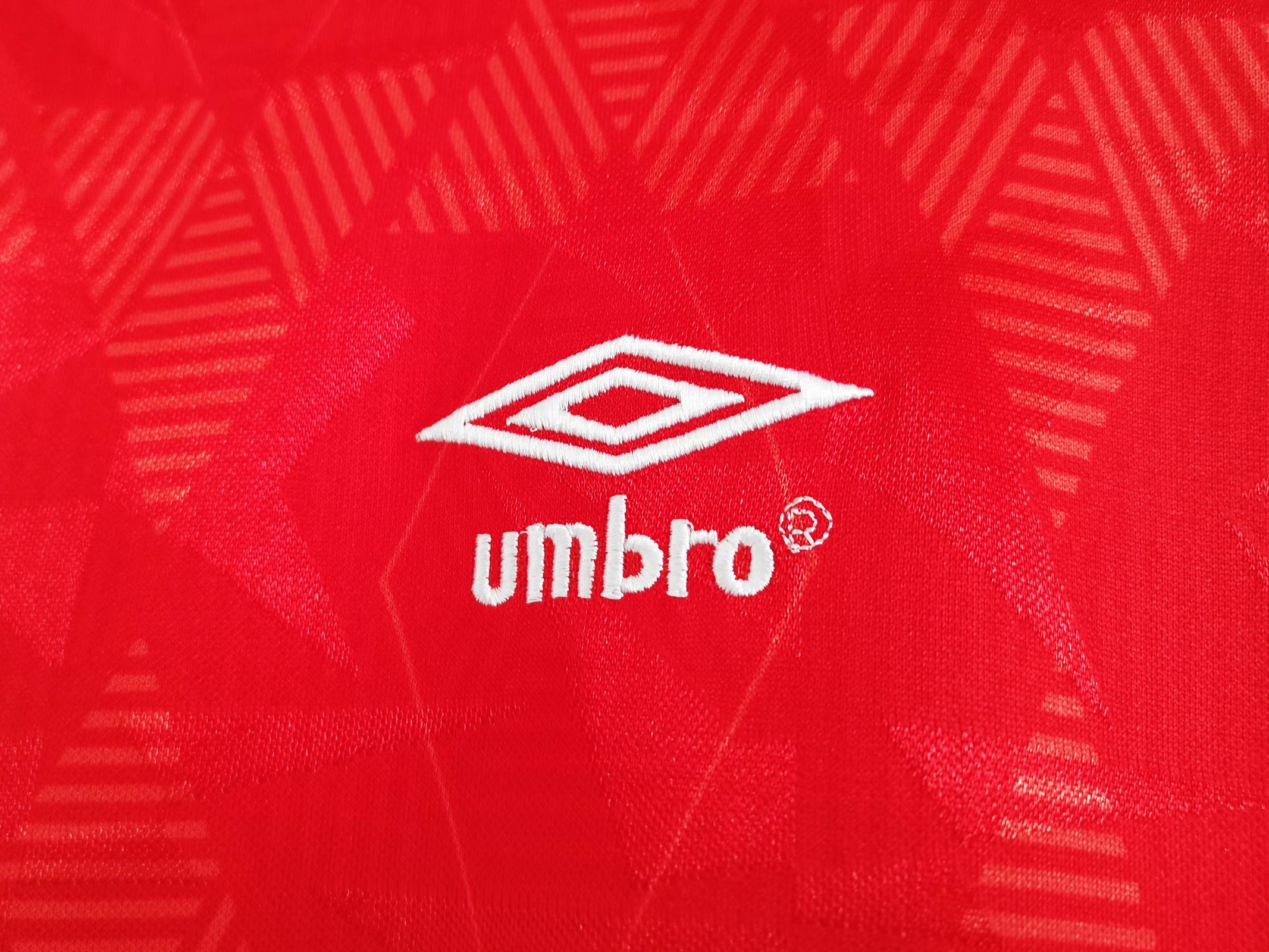 1990 England away red retro jersey