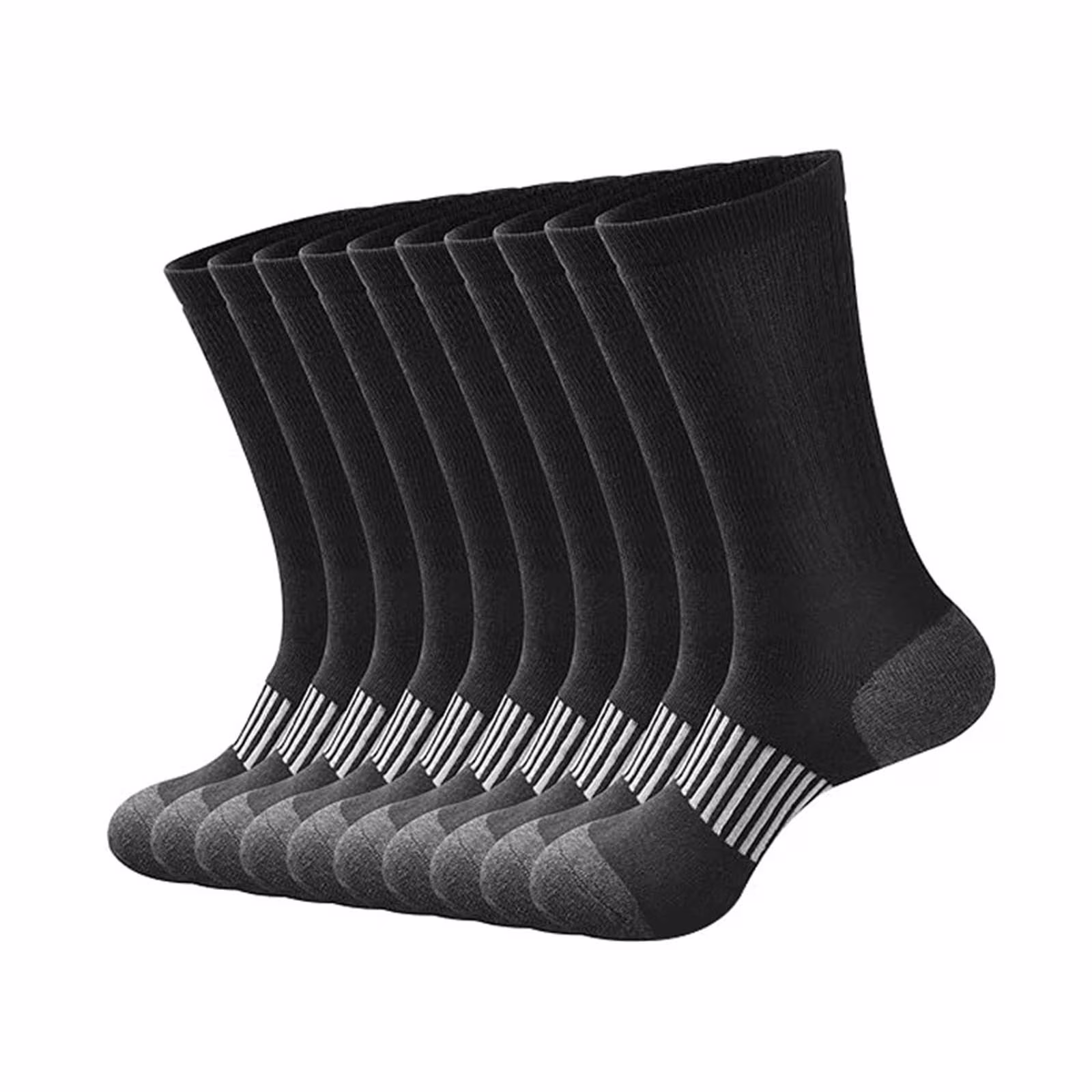 YYYTop Socks for Men Size 13-15, Dress Socks 5 Pairs Men's Casual Solid Color Sweat-Absorbing Breathable Outdoor Socks for Sports Slipper Socks with Grippers Red Holiday Clothing