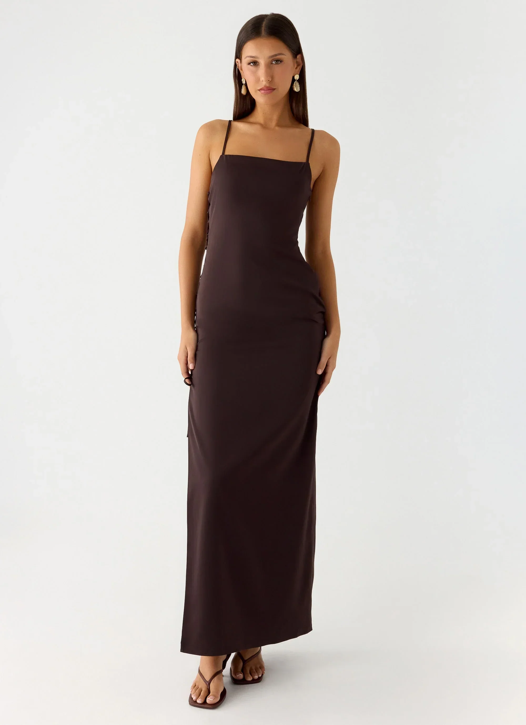 Hartwell Maxi Dress - Chocolate
