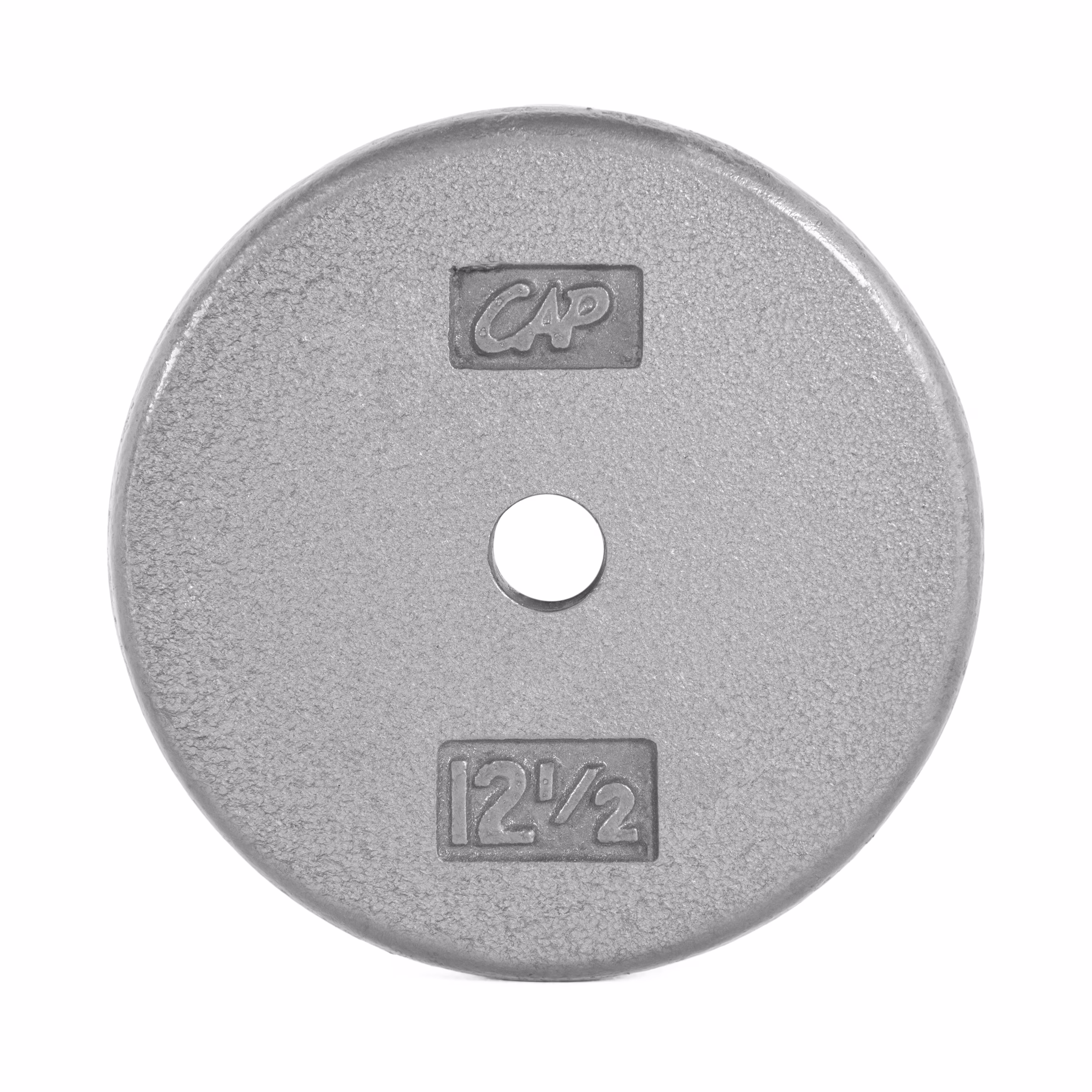 CAP Barbell Standard Cast Iron Weight Plate, 7.5 Lbs., Gray