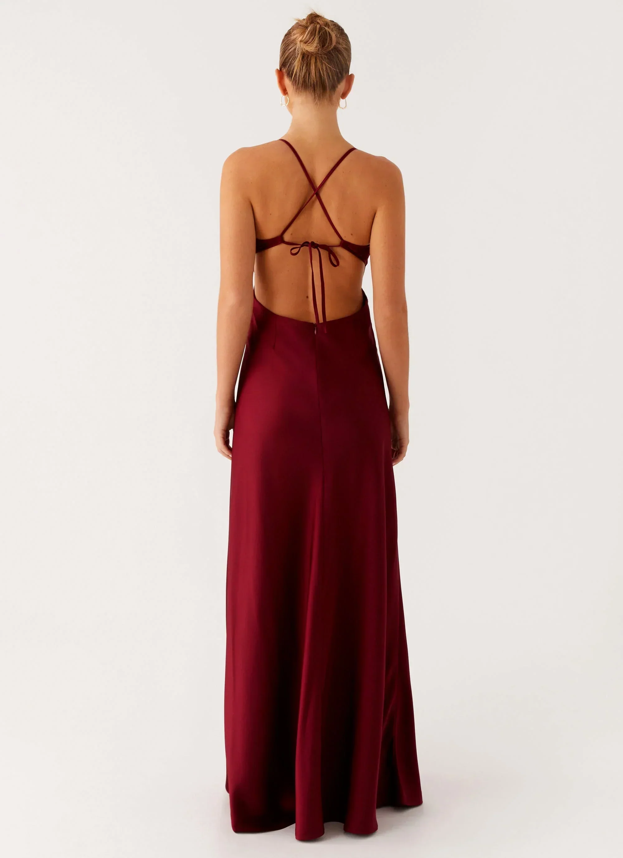 Joanie Maxi Dress - Maroon