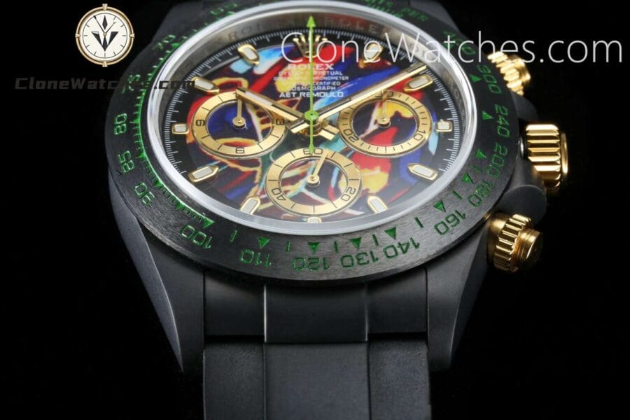 Modified Super Clone Watches 1:1 AET Rolex Daytona ceramic CHARLES THE GREAT