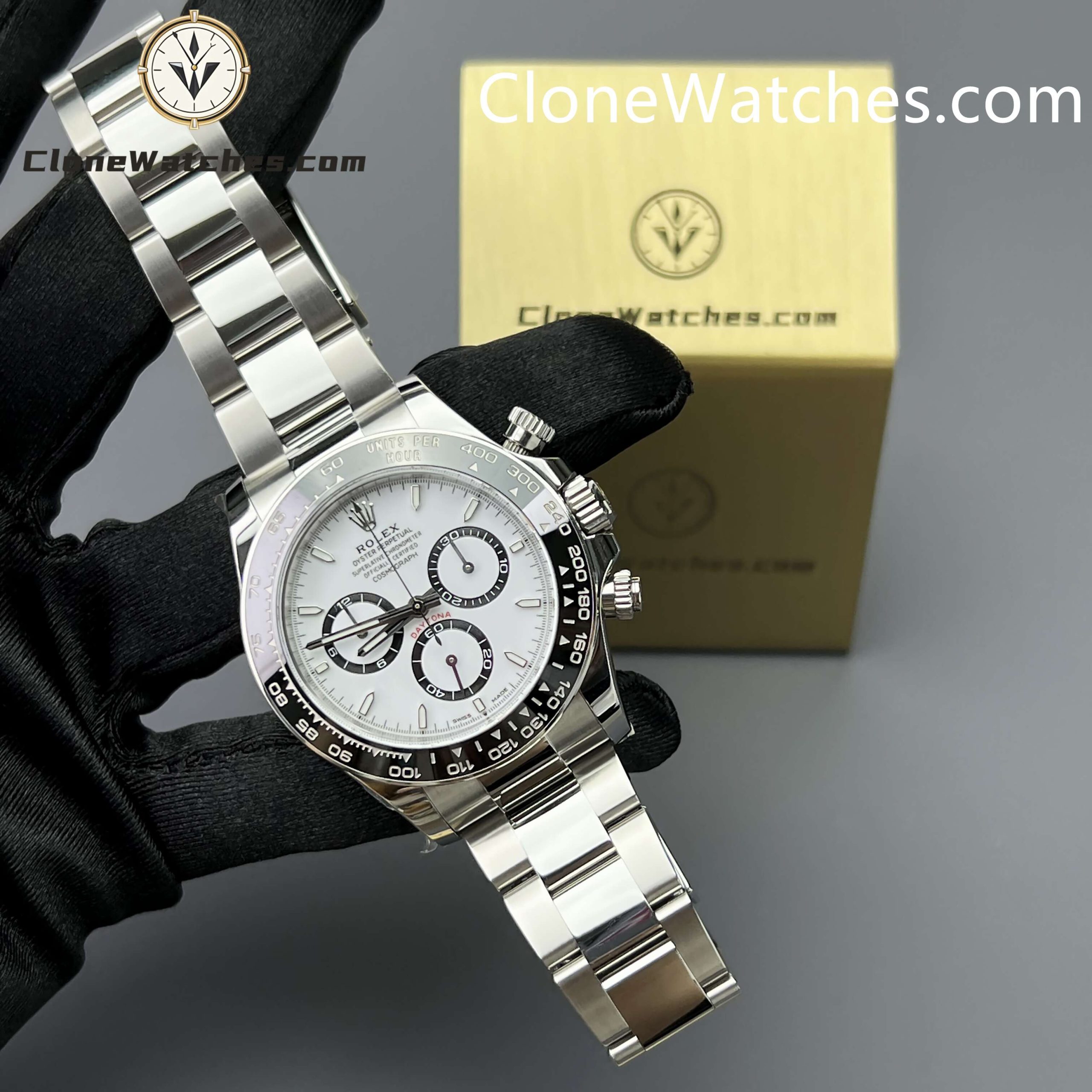 Rolex Super Clone Watches 1:1 Panda Daytona M126500LN-0001 4131 Movement