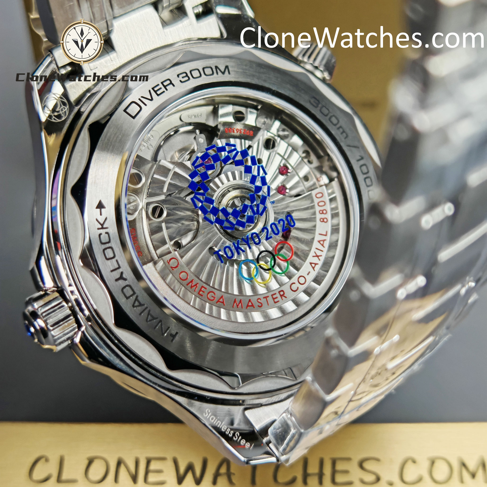 OMEGA Super Clone Watches 1:1 Seamaster Diver 300M Tokyo 2020 522.30.42.20.04.001 42mm
