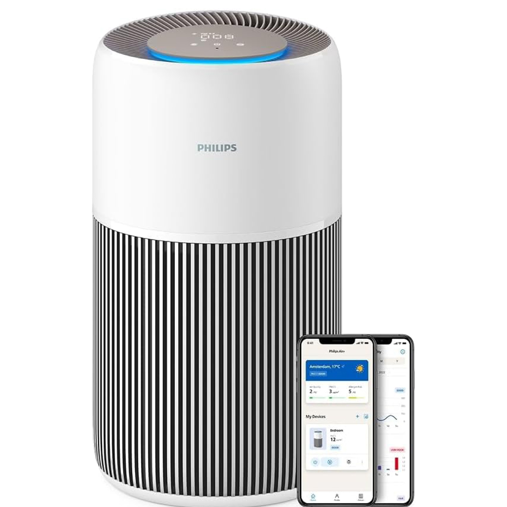 Purificateur air HEPA charbon actif CADR 400 m3 h pour 104 m2