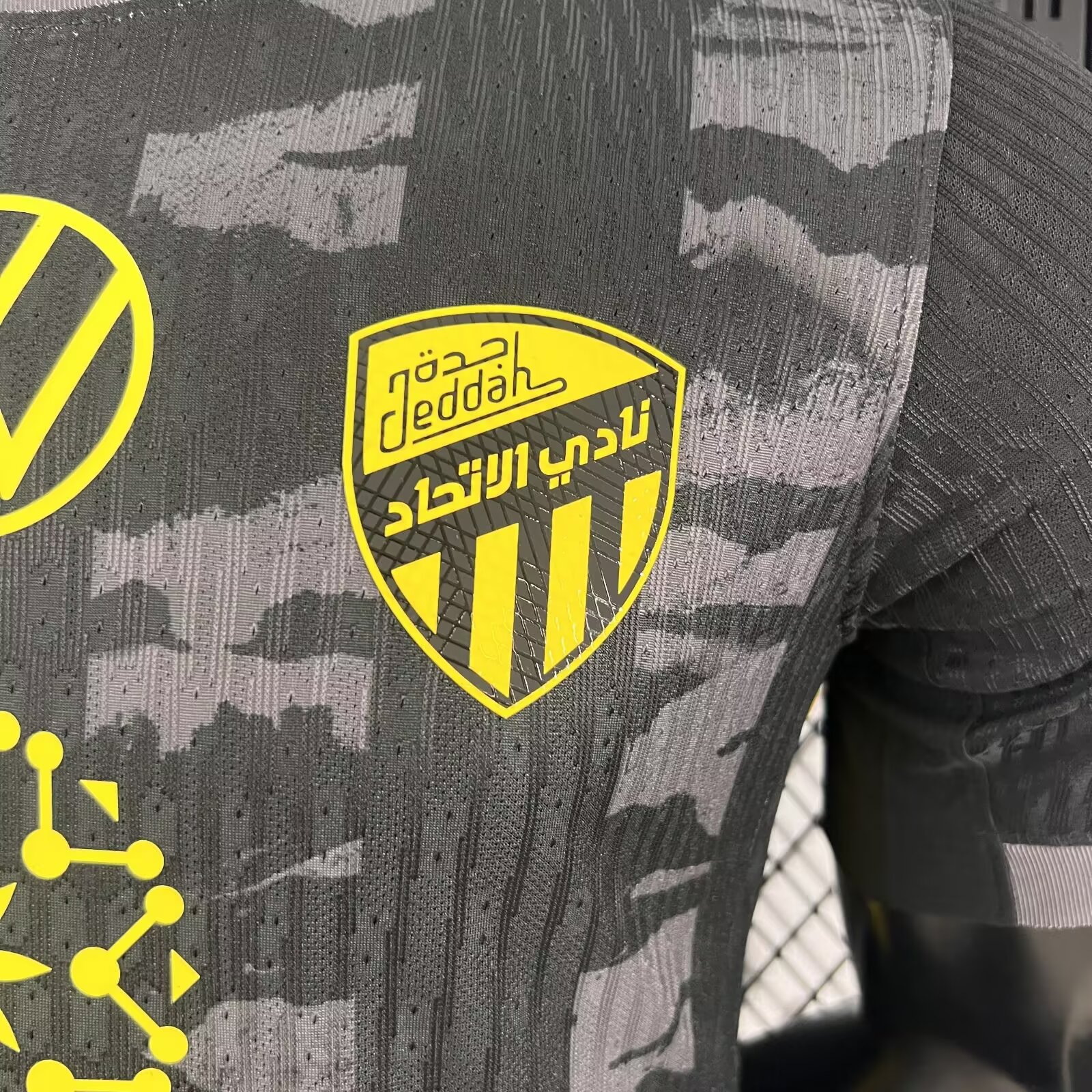 2025-26 Black and Grey Jeddah Joint Jersey - Player Edition