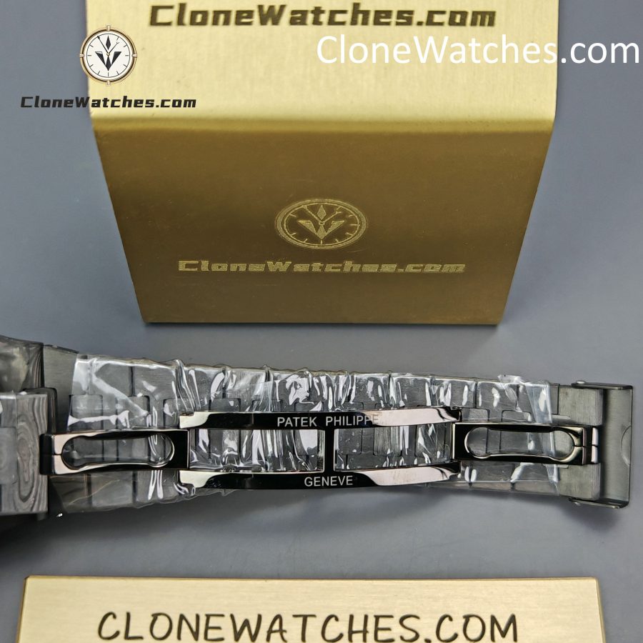 Modified Super Clone Watches 1:1 DiW Patek Philippe Nautilus 5711 BLACK GRAIL G-BLUE
