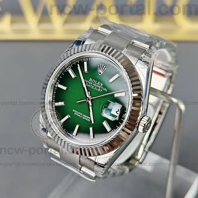 Rolex Super Clone Watches 1:1 DateJust Green Dial ,m126334-0033 Oyster 41MM 3235 Movement