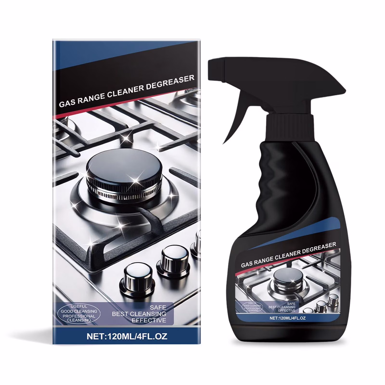Qocolhg Heavy Duty Gas Range & Stove Top Cleaner and Degreaser, Clearance
