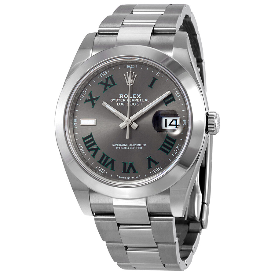 Rolex Datejust 41 Salte Dial Automatic Men s Oyster Watch 126300GYRJ（Lifetime free warranty+90-days replacement service & Refund!.）