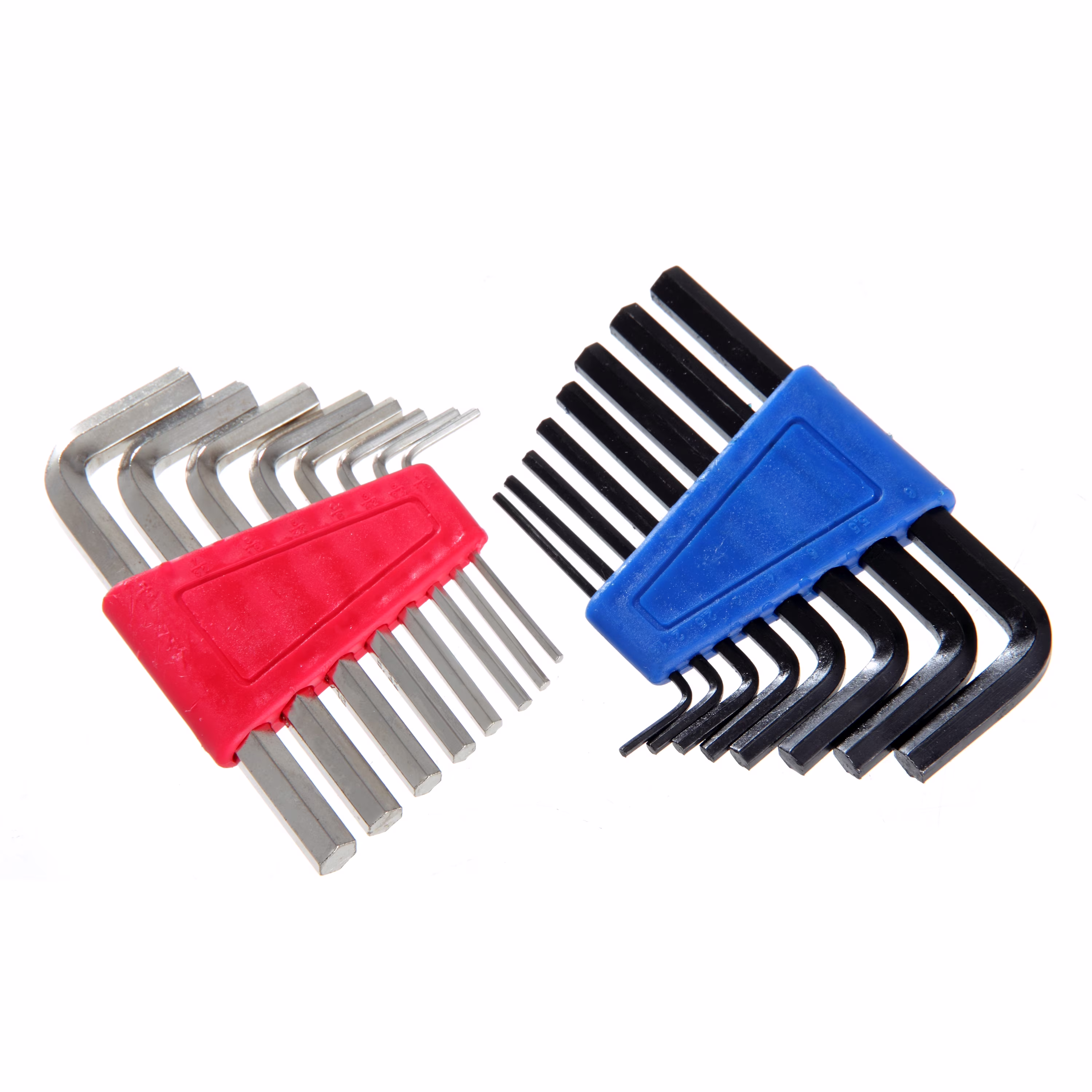 Hyper Tough 16 Piece Hex Key Set with 8 SAE and 8 Metric Sizes