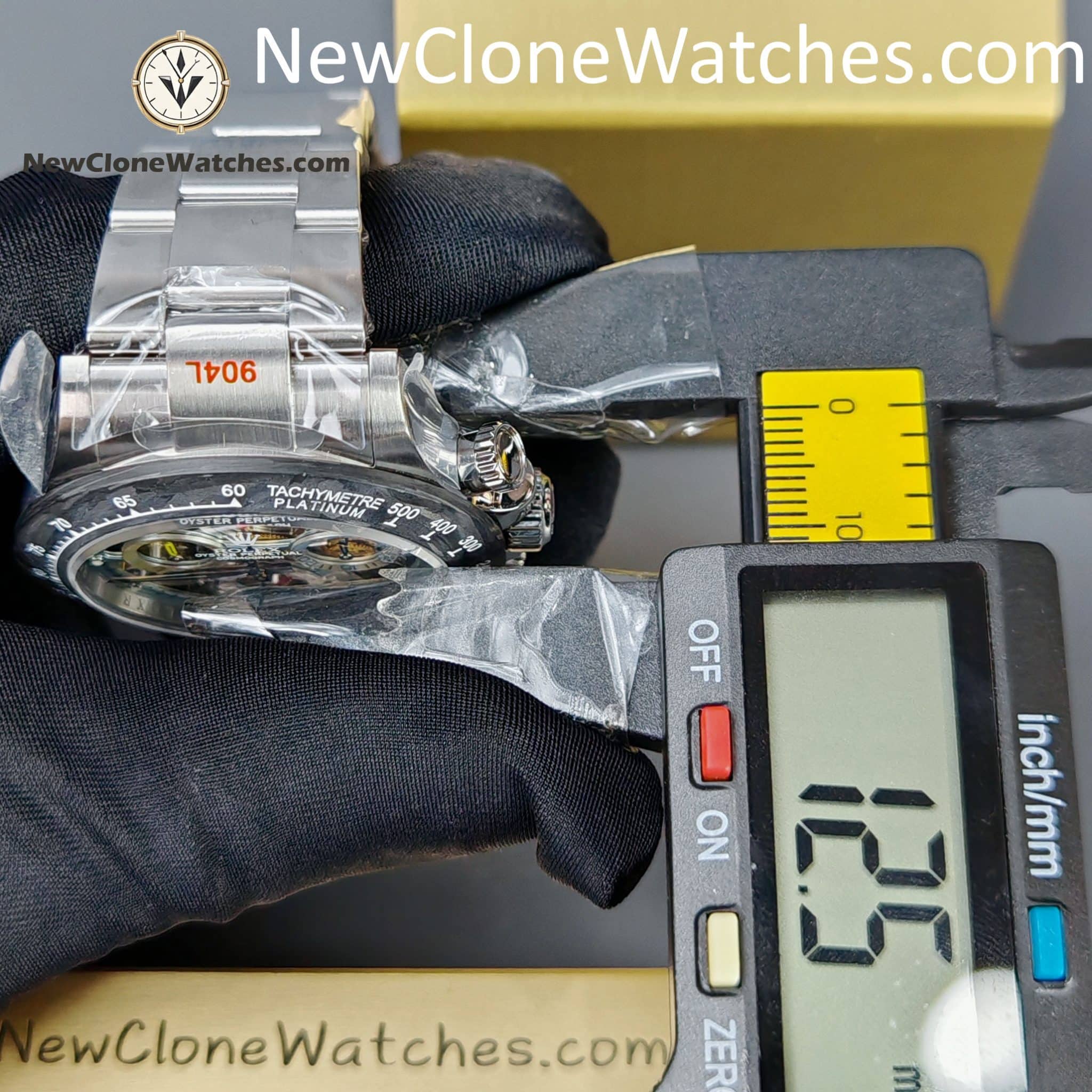 Modified Super Clone Watches 1:1 Sonic Rolex Daytona Skeleton Dial 4130 Movement