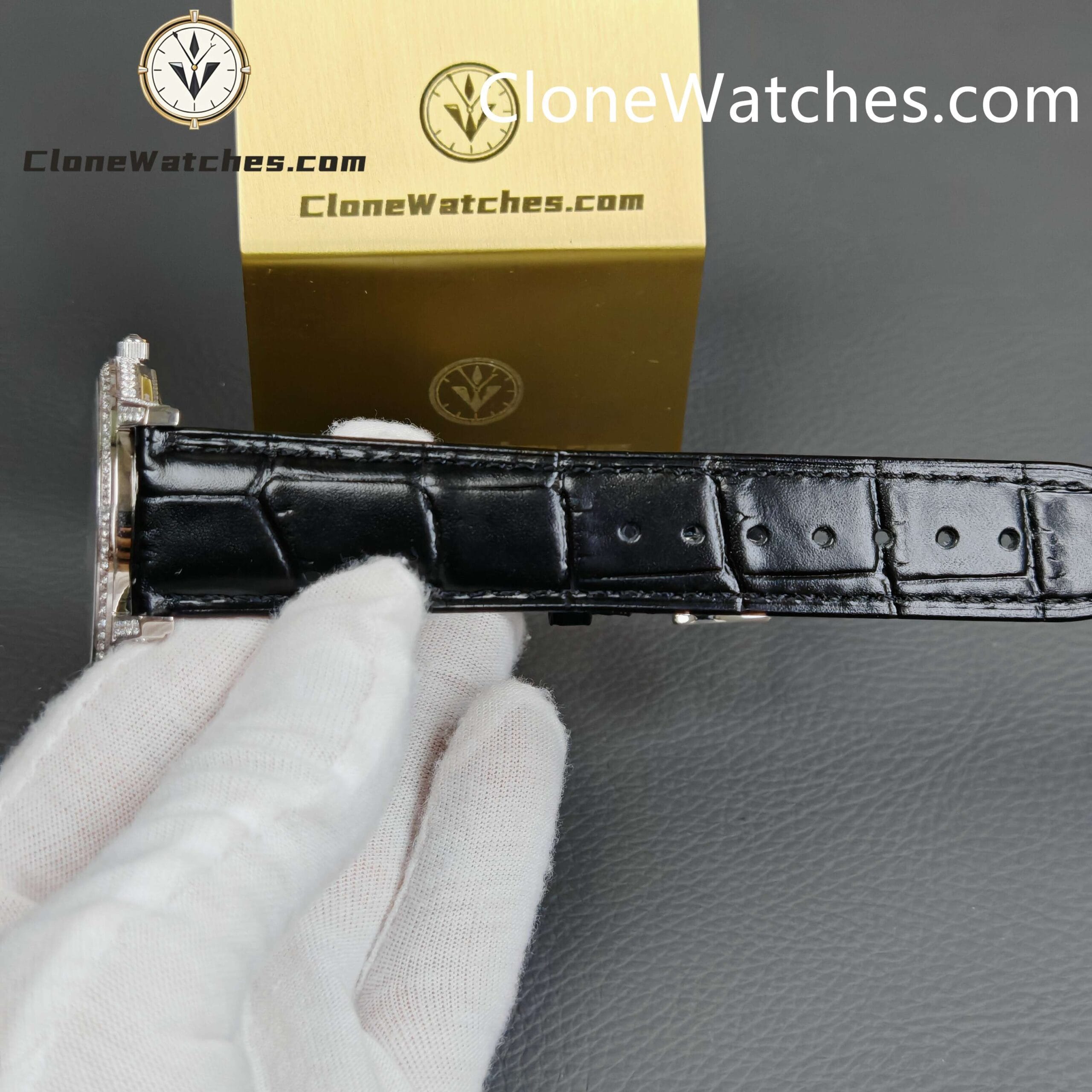 Vacheron Constantin Super Clone Watches 1:1 Patrimony 82673/000G-9821 Diamond Dial 40MM