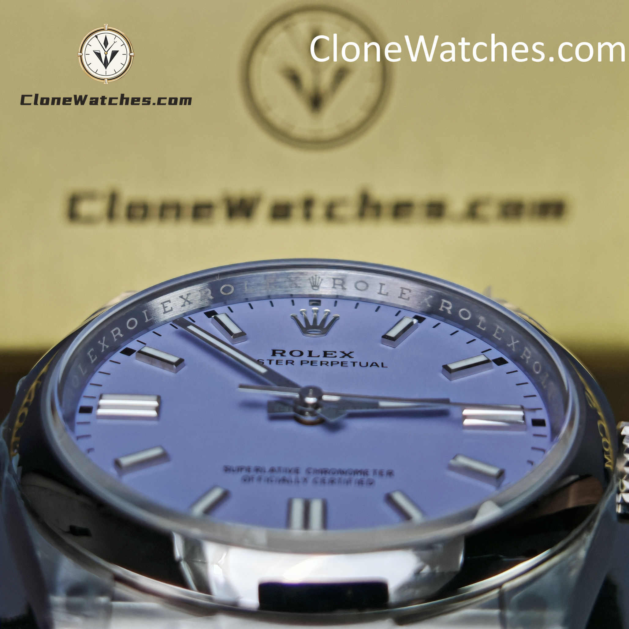Rolex Super Clone Watches 1:1 Oyster Perpetual Purple Dial 36mm 126000-0013 3230 Movement