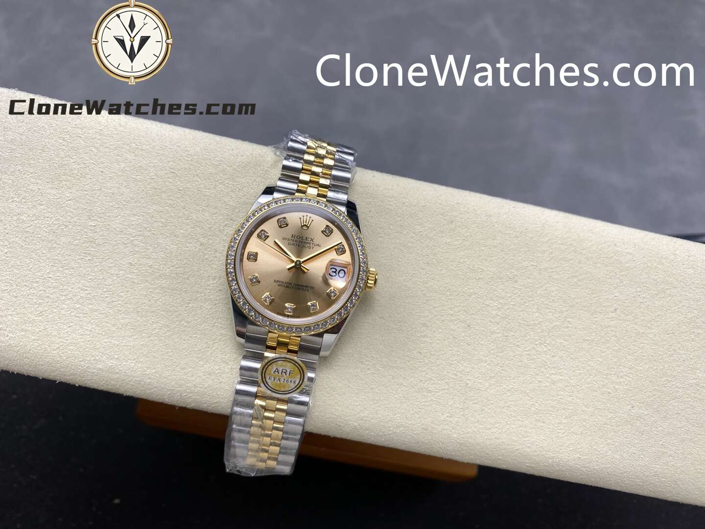 Rolex Super Clone Watches 1:1 DateJust m278383rbr-0026 Jubilee 31MM 2236 Movement